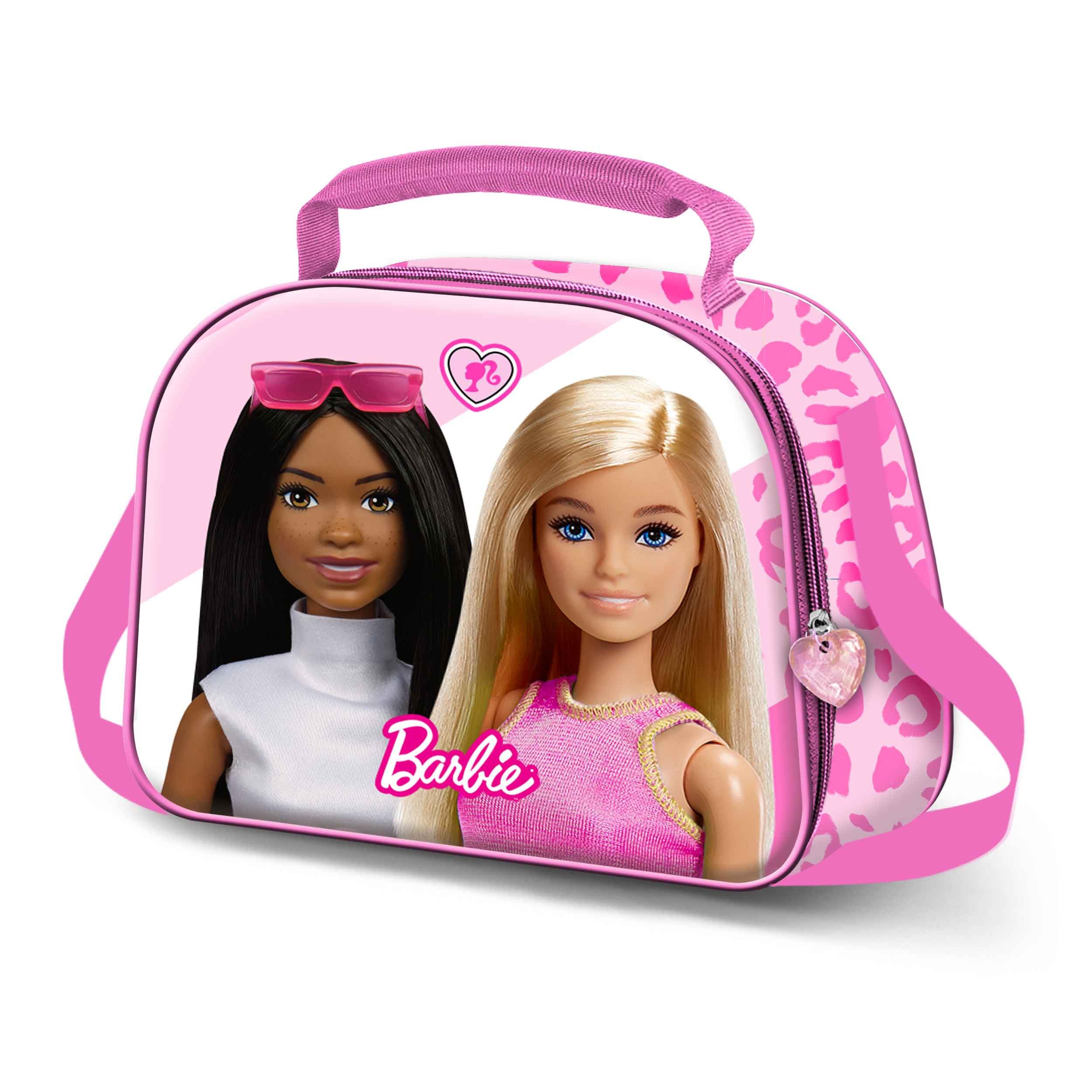 Karactermania Kühltasche Barbie Kindergartentasche Frühstückstasche Kinder Umhängetasche, Isolierende Innenauskleidung