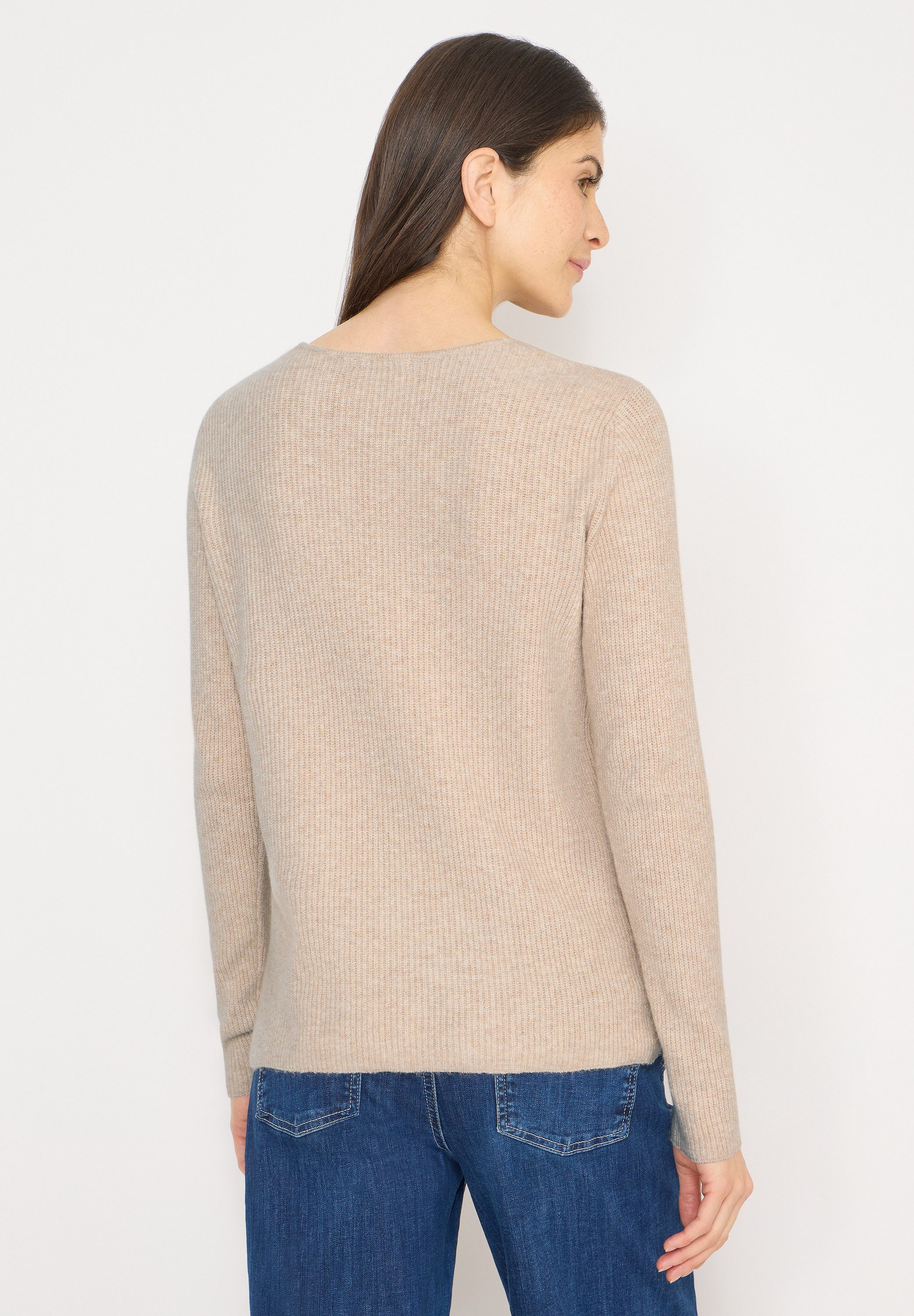CECIL Strickpullover mit V-Ausschnitt