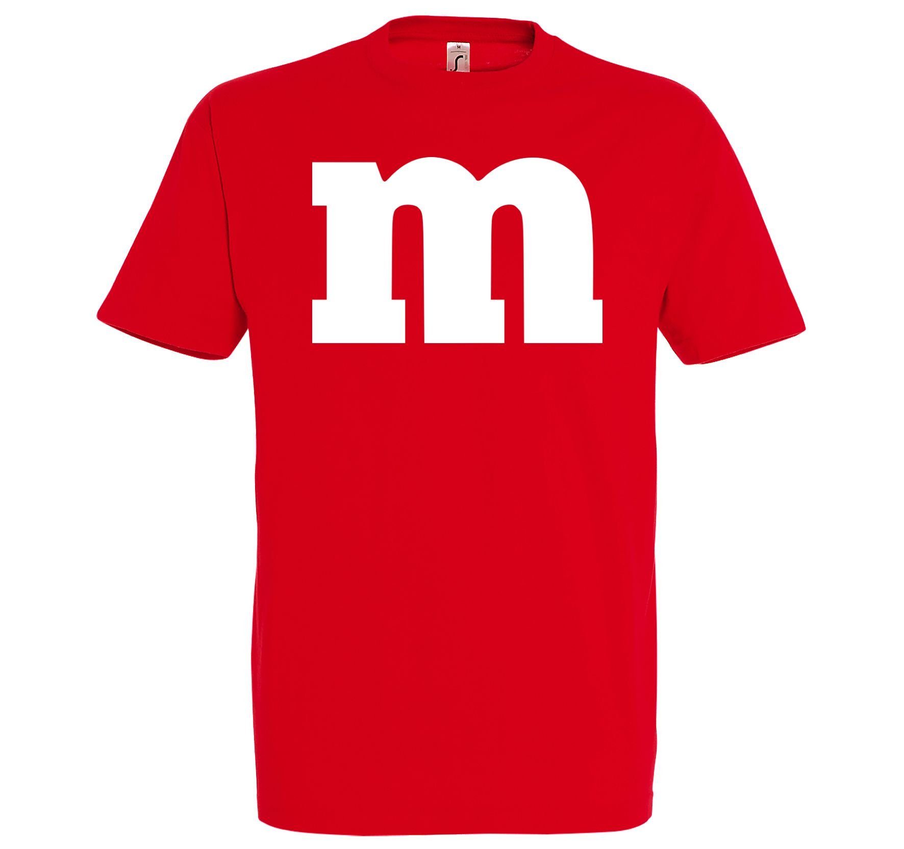 T-Shirt Team M Herren Fun Shirt Karneval Fasching Kostüm Gruppe