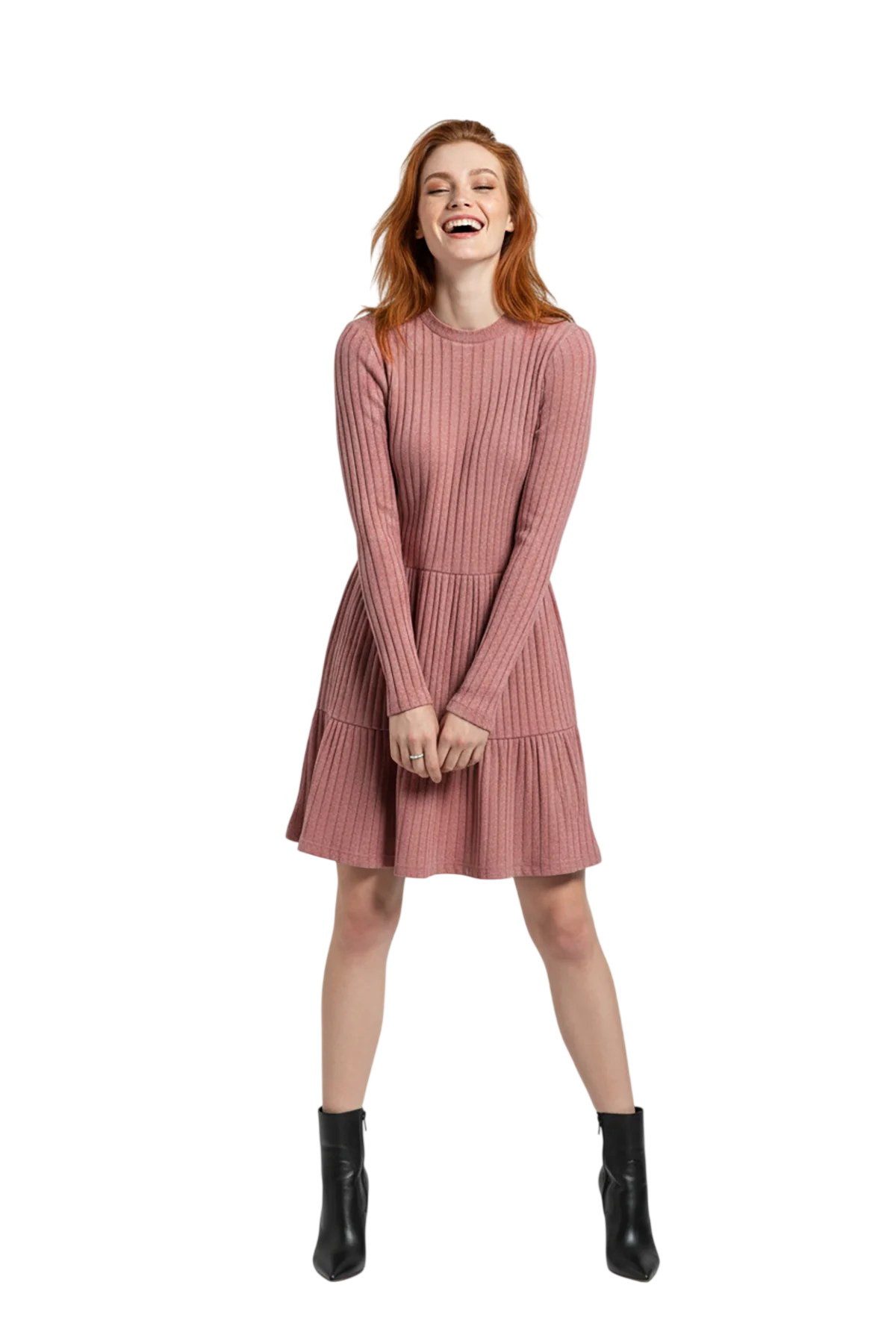 Alexa Dash Midikleid Rüschenminikleid