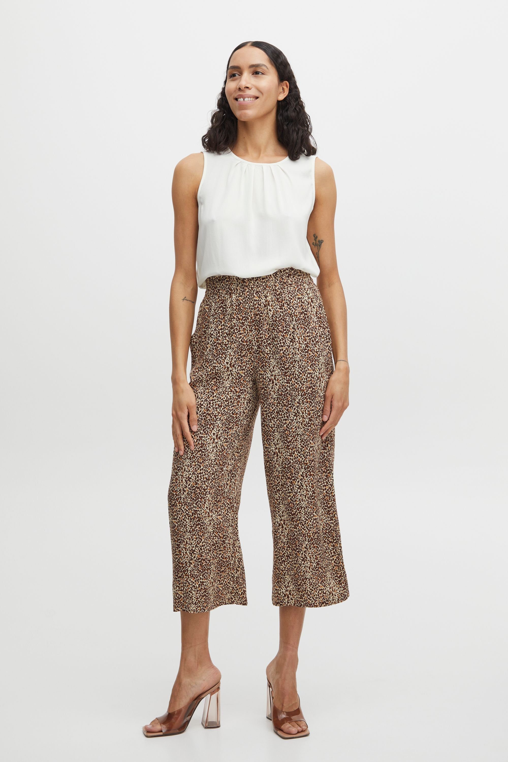 Mix CROP b.young 2 Coffee PANTS -20811296 Iced Stoffhose (201901) BYMMJOELLA