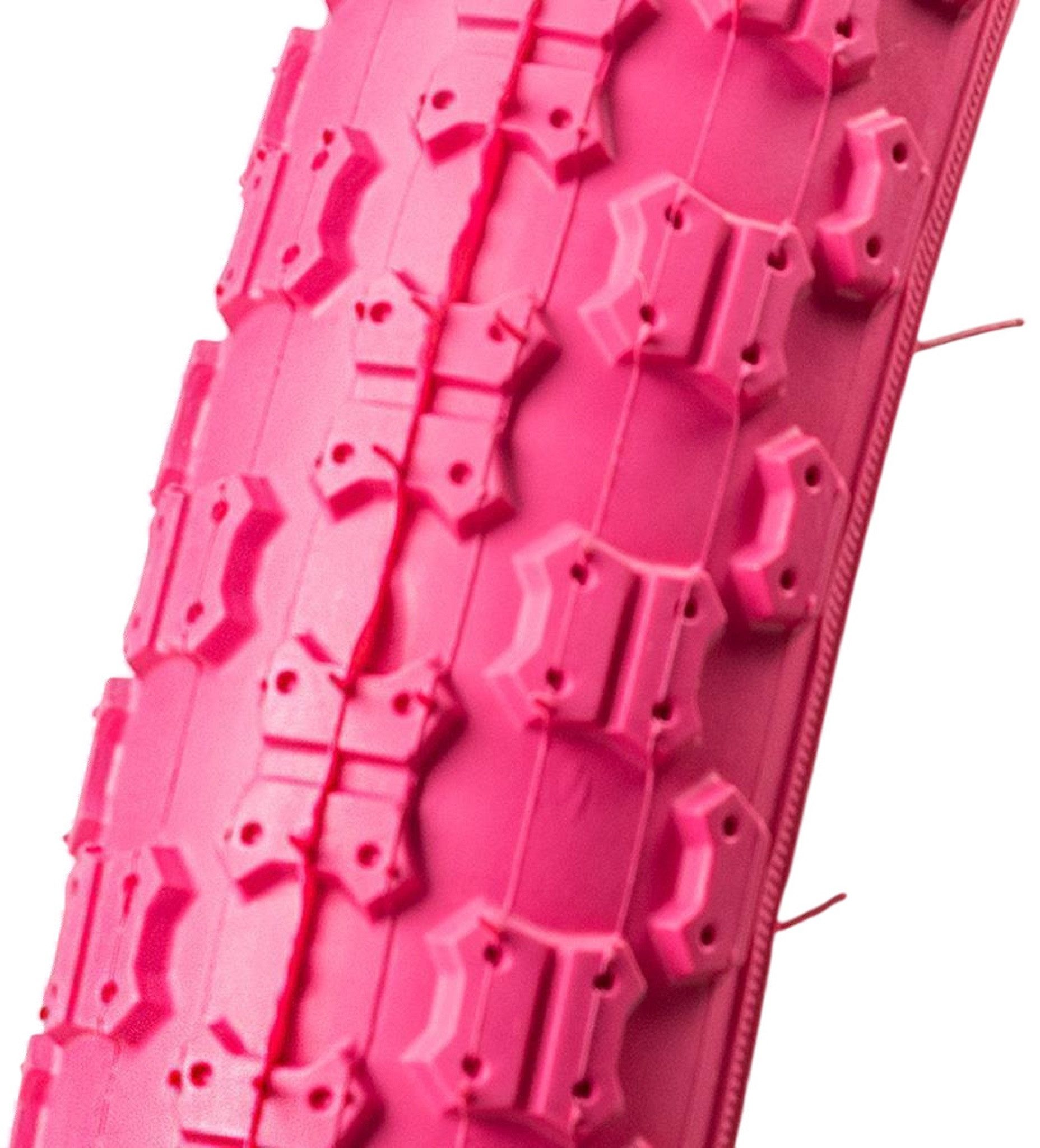 maxxi4you Fahrradreifen 2 x Roverstone Fahrradreifen 20 x 2,125 (54-406) Pink inkl Reifenheber