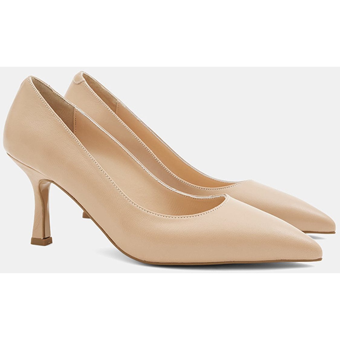Desa Damen Stiletto-Pumps aus echtem Leder – elegant und bequem für jeden Pumps