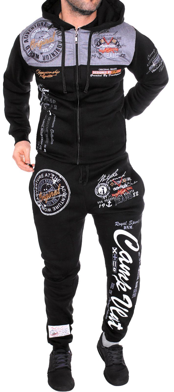 Violento Jogginganzug Herren Sportanzug Hausanzug Jogger günstig online kaufen