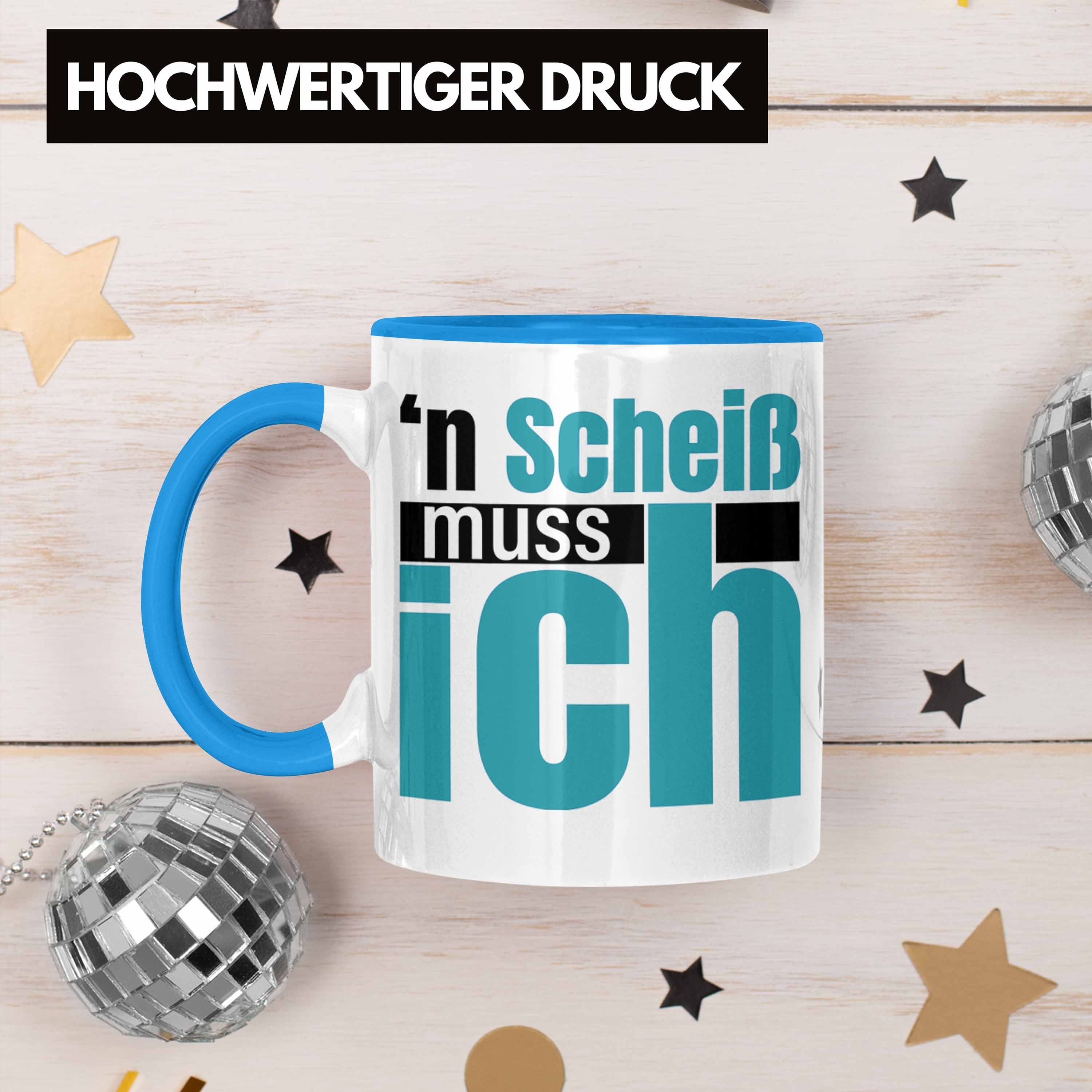 N Tasse Sprüche Trendation Arbeit Tasse Trendation Kollege Ich Blau Büro Muss Sch Geschenk Beste - für Rebell Kollegin