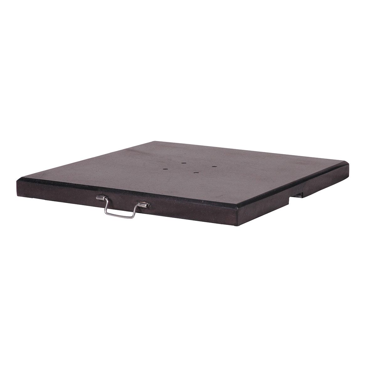 Platinum Sonnenschirm Milano schwarz polierter Granit, LxB: 76x76 cm