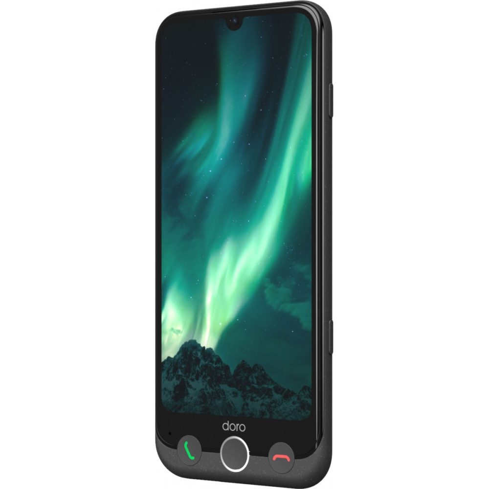 Doro Doro Aurora A30 Smartphone in Graphit für Senioren. Seniorenhandy (6.1 Zoll, 128 GB Speicherplatz, Optimiert für ältere Nutzer)
