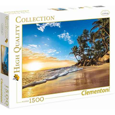 Clementoni® Puzzle High Quality Collection, Tropischer Sonnenaufgang, 1500 Puzzleteile, Made in Europe