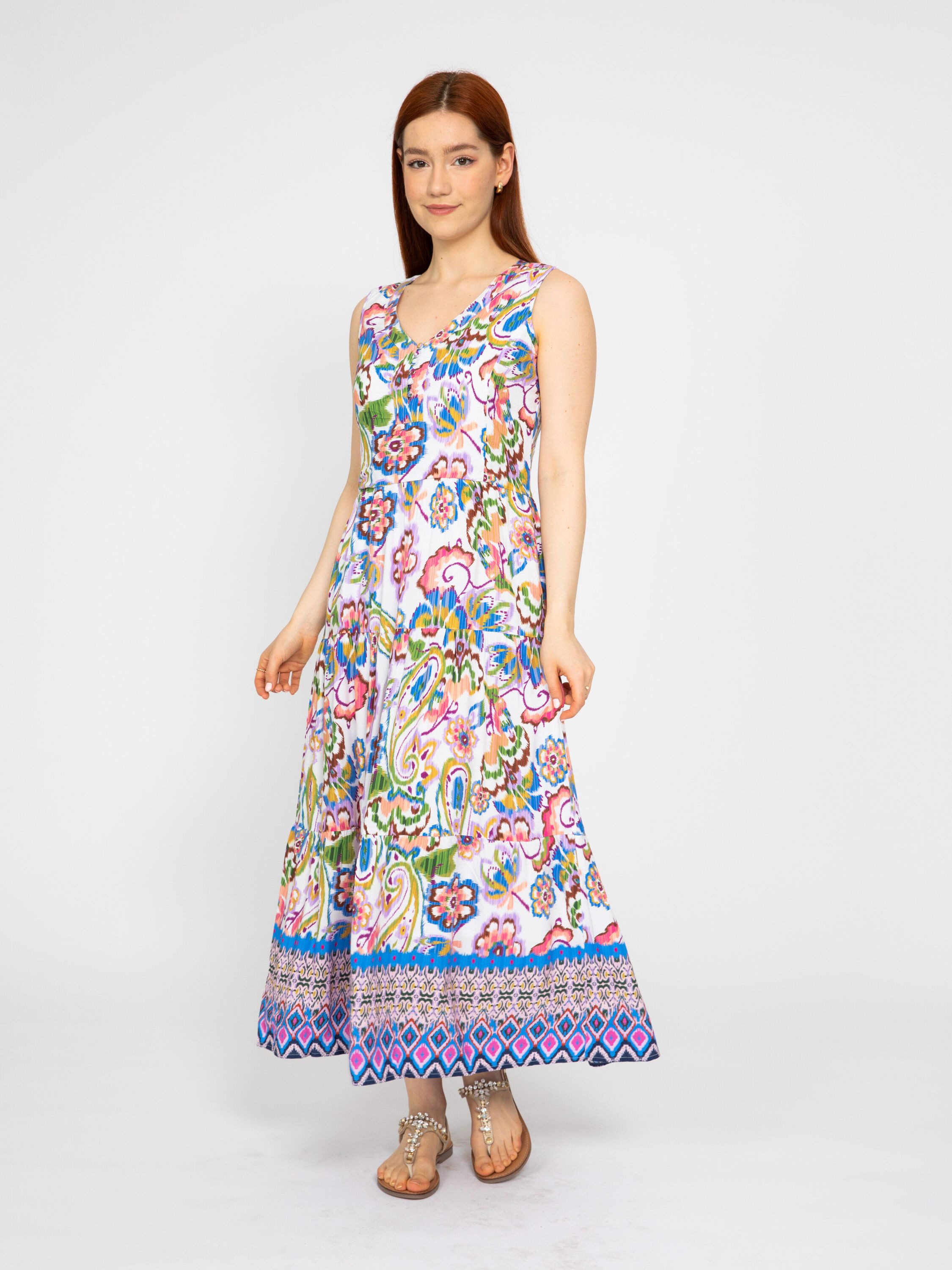 VICCI Germany A-Linien-Kleid (1-tlg) mit mehrfarbigem günstig online kaufen