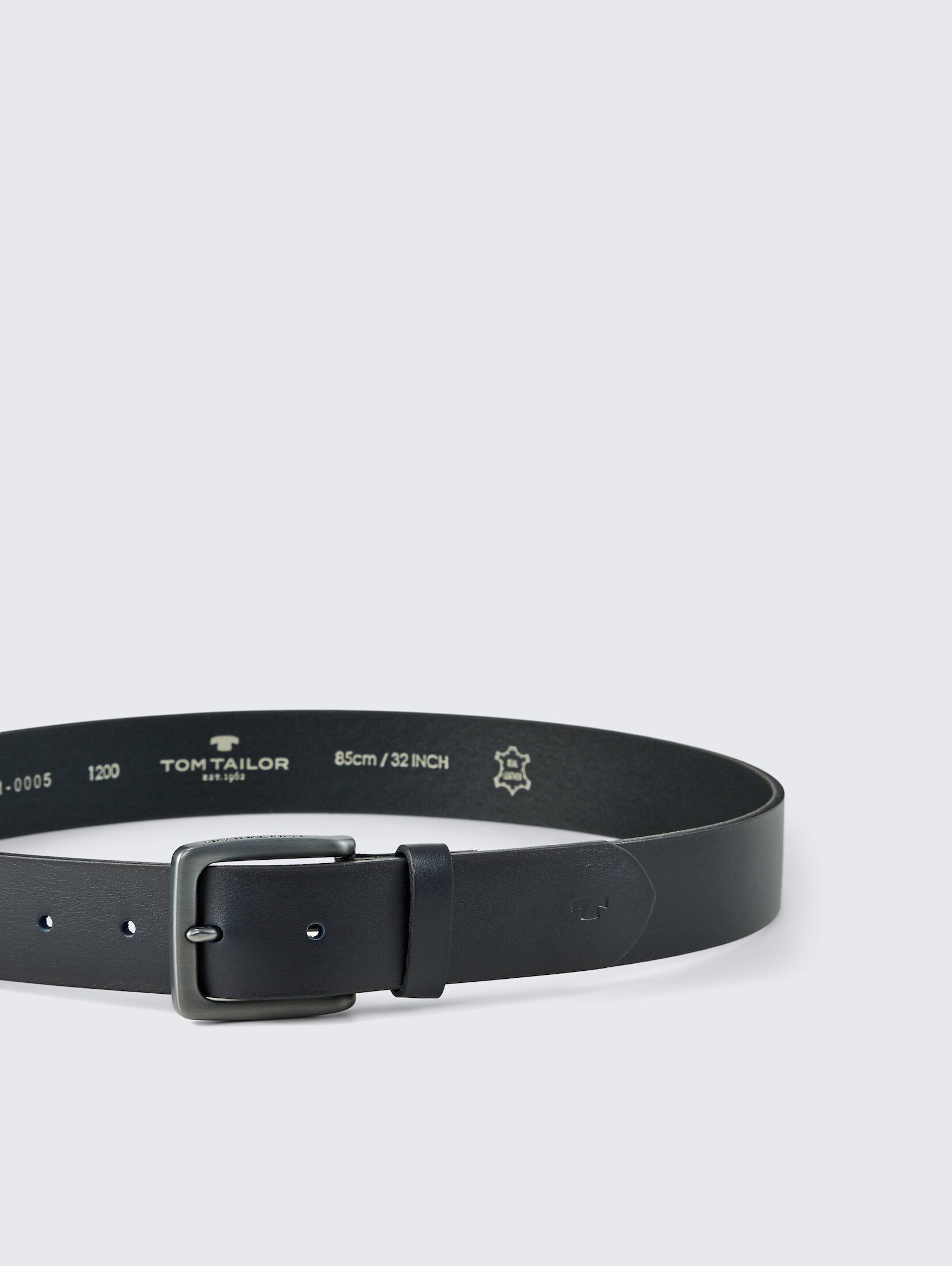 TOM TAILOR Ledergürtel Belts TTSCOTT Ledergürtel mit eckiger Dornschließe