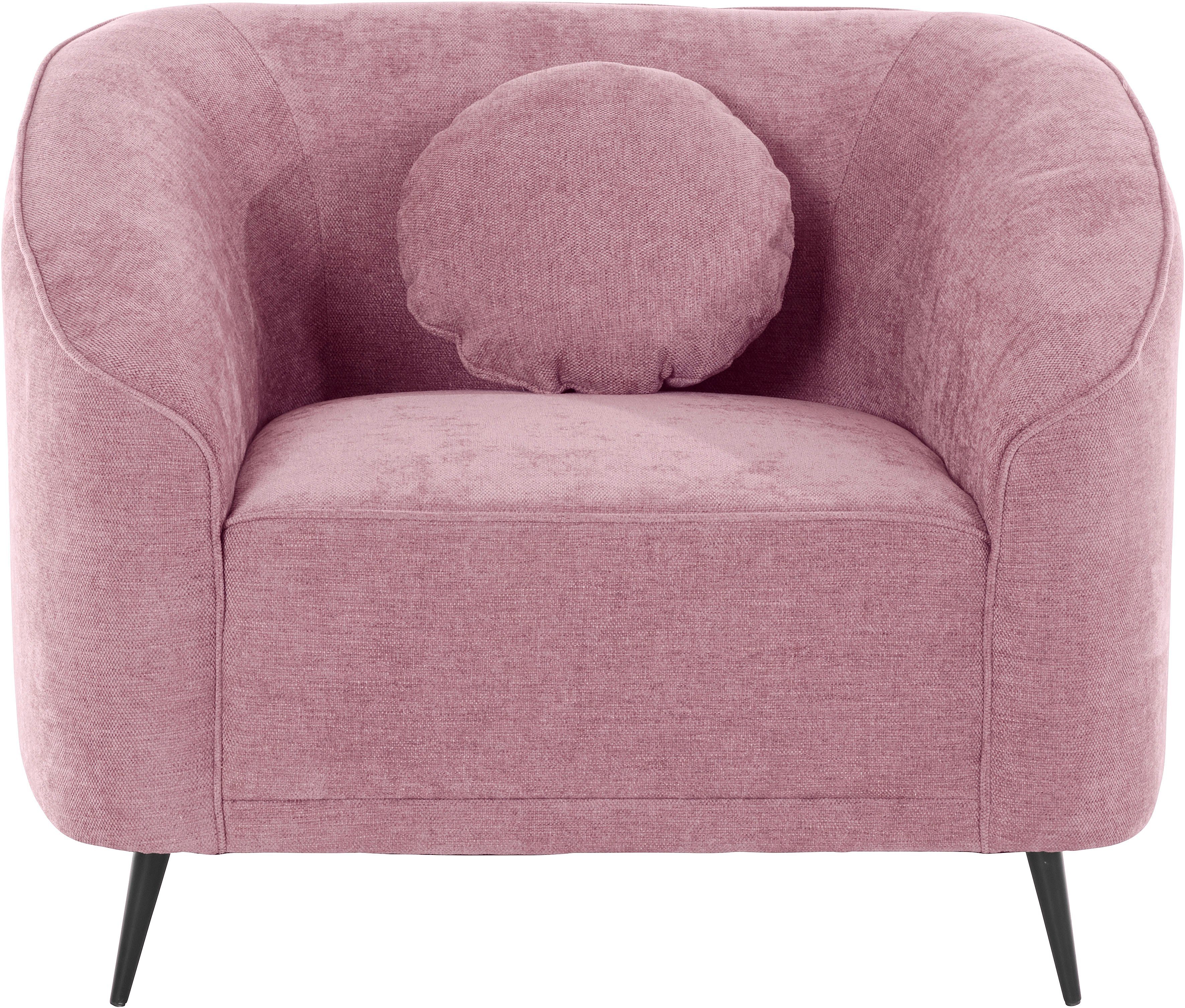 Home affaire Sessel Ashly, in 3 Bezugsvarianten, Bouclé, Samtoptik und Struktur weich.. Reduzierter Preis € 399,99. Unverbindliche Preisempfehlung € 589,99