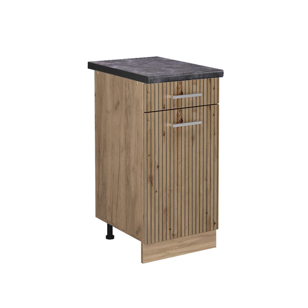 Vicco Unterschrank R-Line, Artisan-Eiche/Goldkraft Eiche, 40 günstig online kaufen