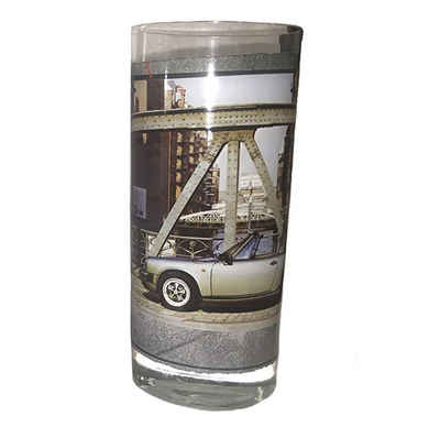 Porsche Longdrinkglas 1988 - 911 Targa, Porsche Design Longdrinkglas Sammlertasse 300ml, aus hochwertigem Kristallglas, Rarität, Sammler Stück, Design, Tasse, Kristallglas Trinkglas