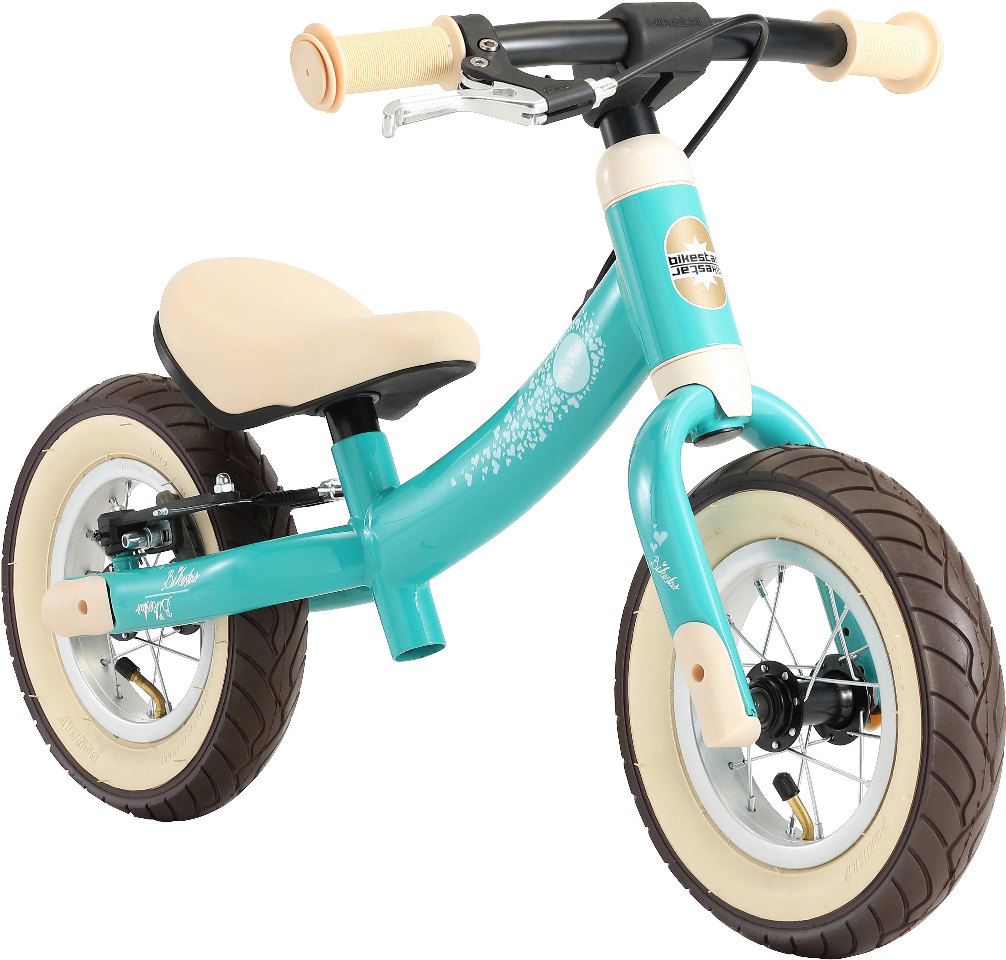 Bikestar Laufrad BIKESTAR Kinderlaufrad ab 2 Jahre 10 Zoll Flex 10 Zoll türkis/beige | Laufräder