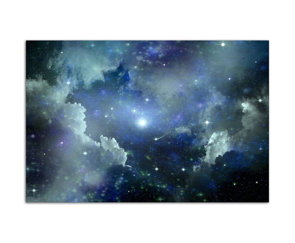 Leinwandbild 120x80cm Planet Sterne Galaxie Weltall