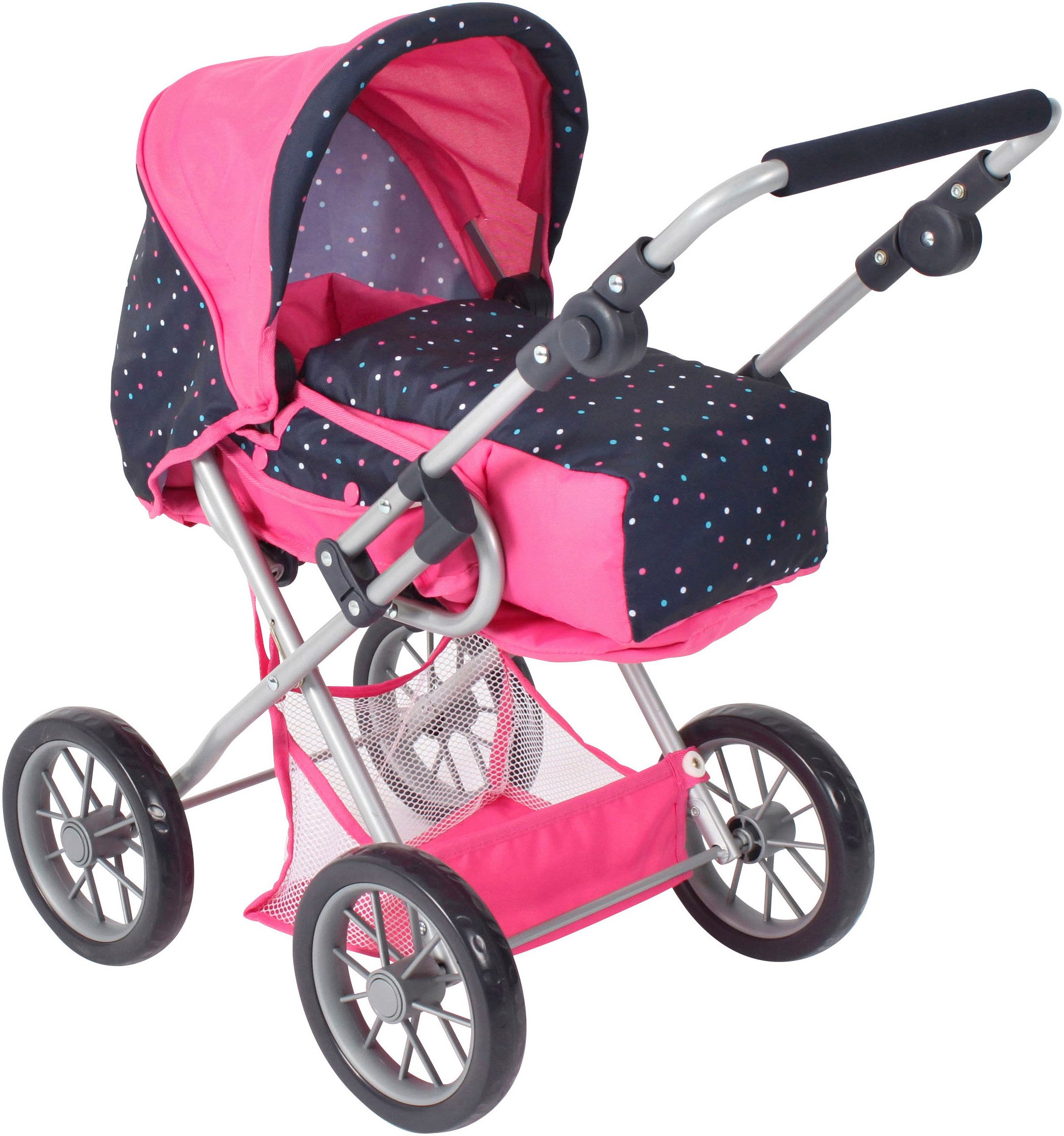 CHIC2000 Kombi-Puppenwagen Leni, mit herausnehmbarer Tragetasche