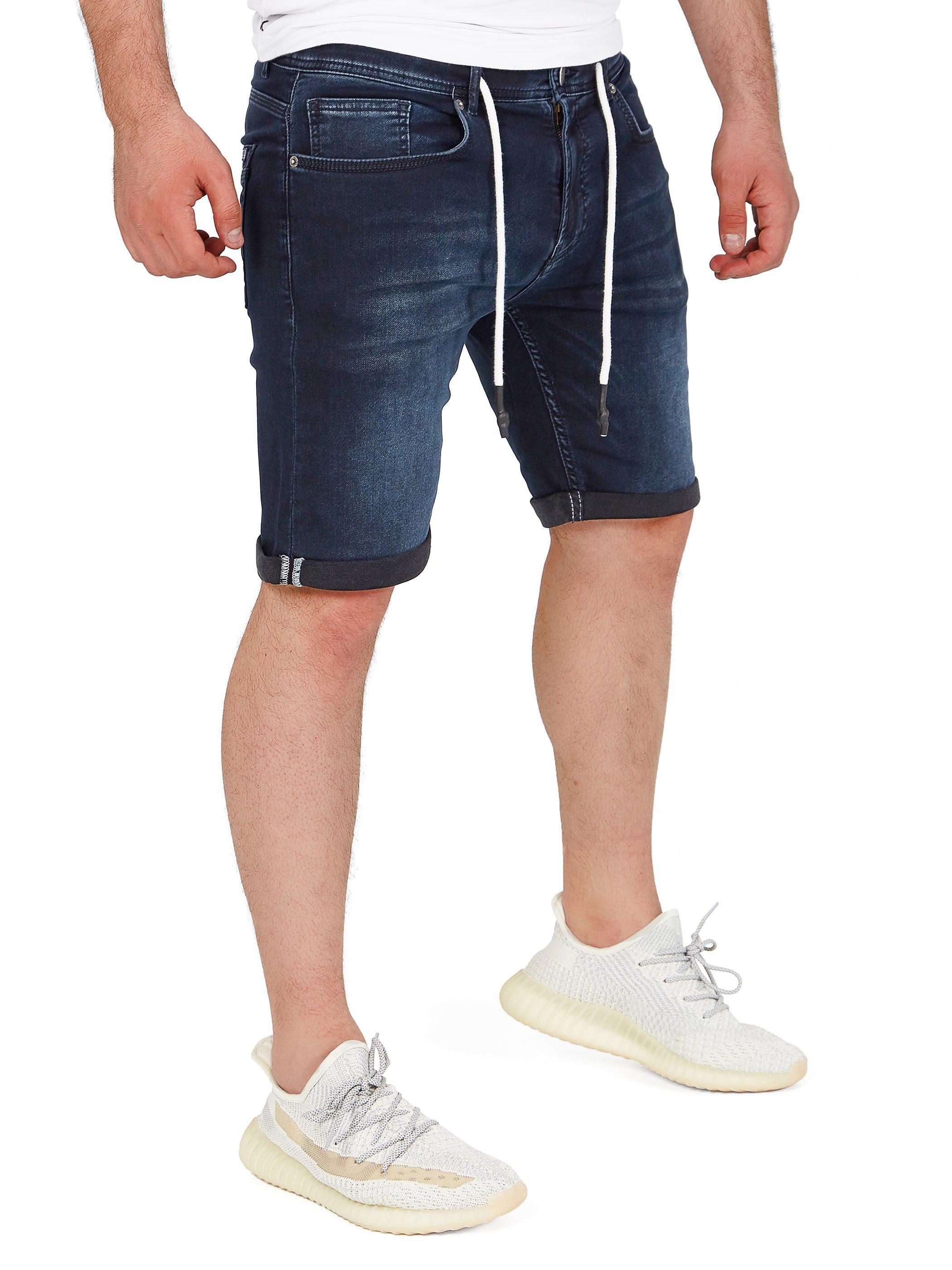WOTEGA Jeansshorts Diego modische Jeansshorts mit Stretchanteil