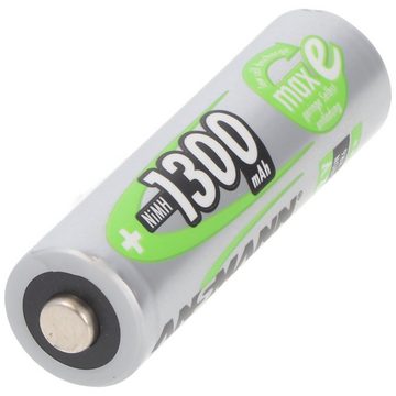 ANSMANN AG Ansmann NiMH-Akku Mignon AA LR6 1300mAh 1 Stück Akku 1300 mAh (1,2 V)