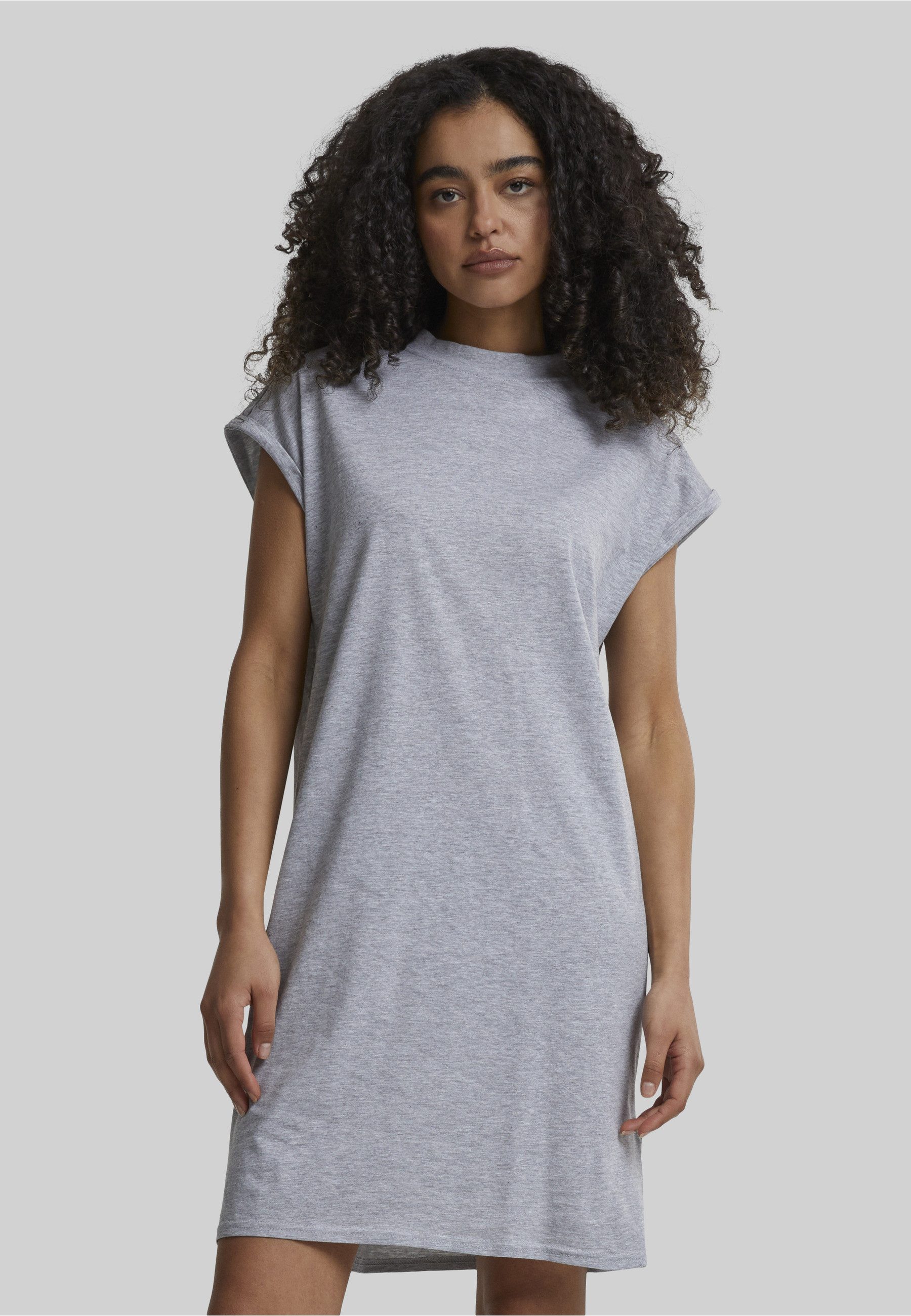 URBAN CLASSICS Shirtkleid Urban Classics Damen Ladies Turtle Extended Shoulder Dress (1-tlg)