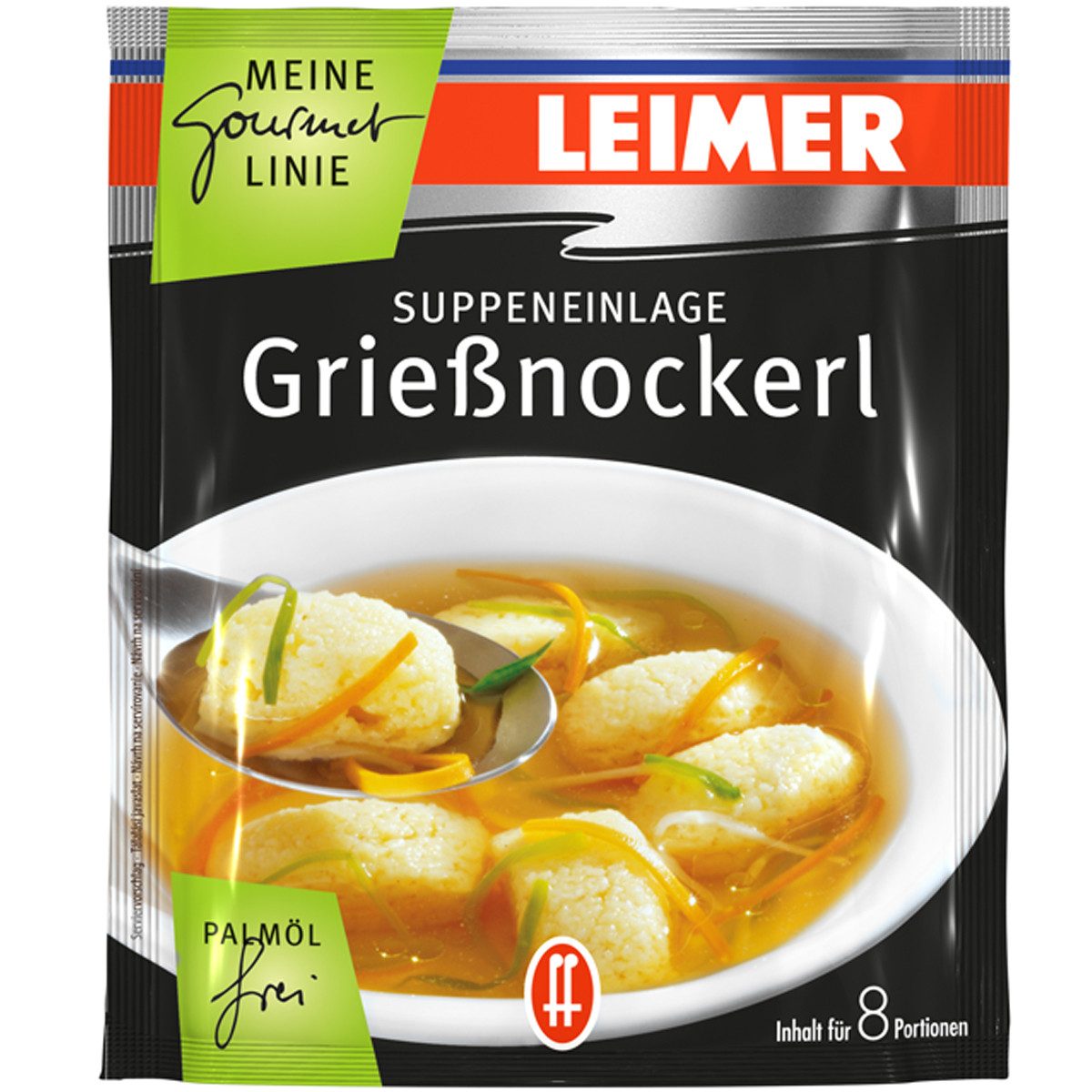Leimer Fertiggericht, Leimer Grießnockerl Suppeneinlage für 8 Portionen 100g 5er Pack