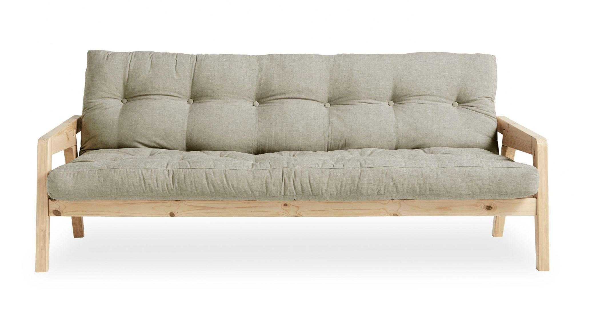 Karup Design Schlafsofa, Mit Holzstruktur, inkl. Futonmatratze, Liegefläche 130x190 cm. € 1.039,99