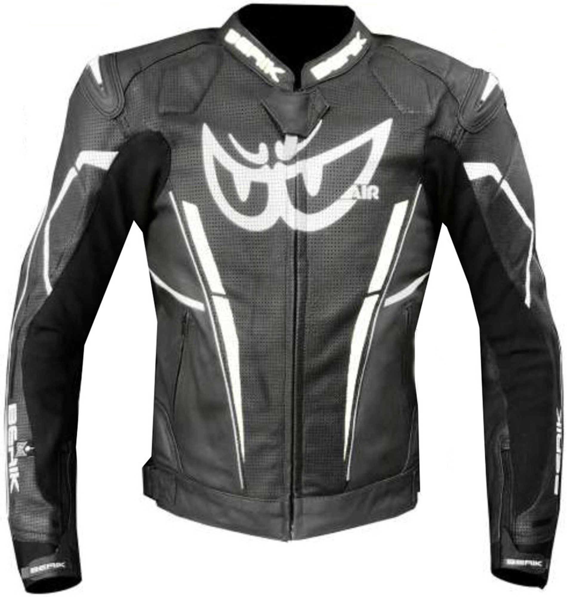 Berik Motorradjacke Fufur Damen Motorrad Lederjacke Verbindungsreißverschluss,Ellenbogenprotektoren enthalten,perfori