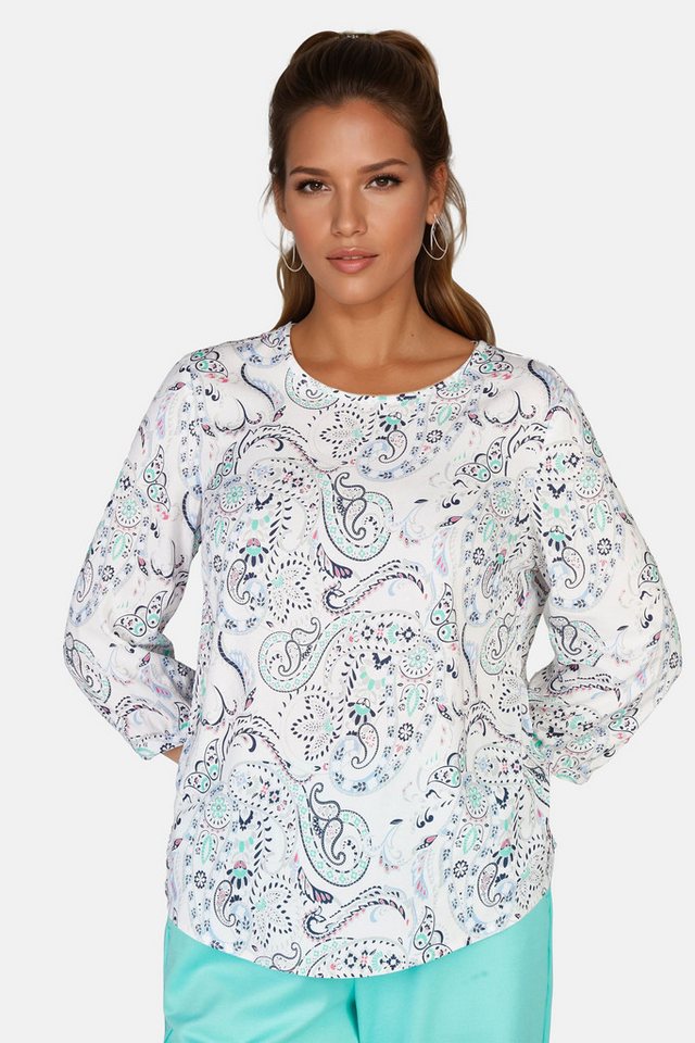 NAVIGAZIONE Print-Shirt (1-tlg) im angesagten Paisley-Design