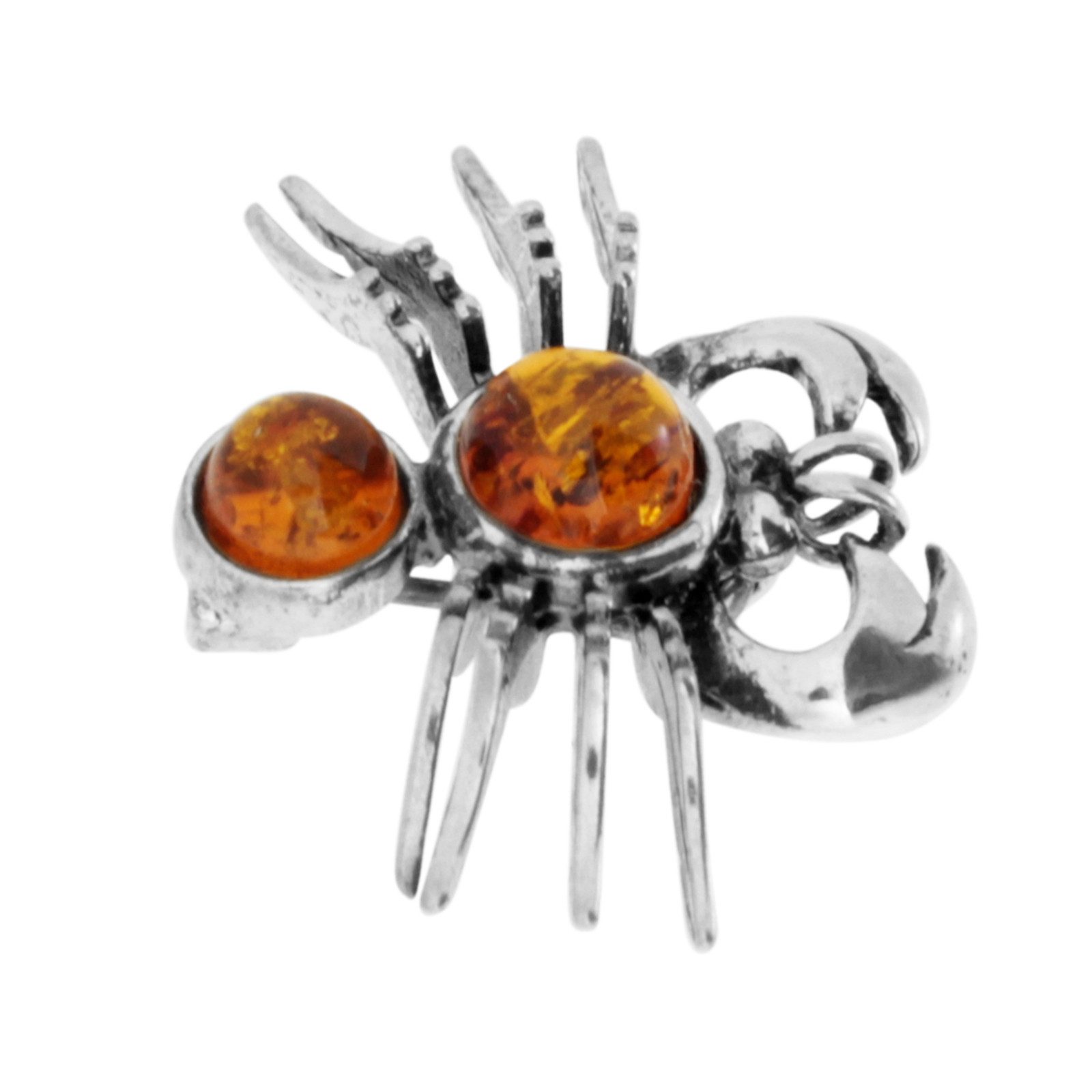 Brosche Ostsee-Schmuck Brosche Krebs Brosche Krebs