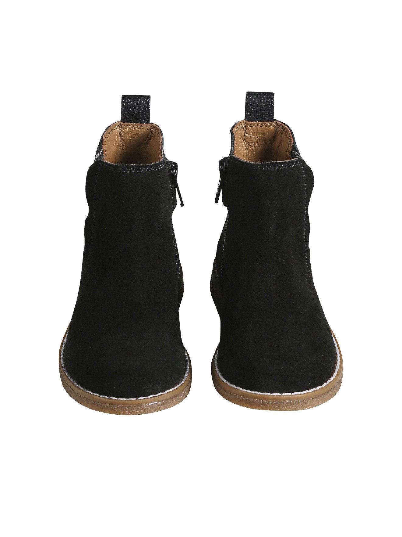 vertbaudet Mädchen Boots mit Reißverschluss, Glanzeffekt Stiefelette