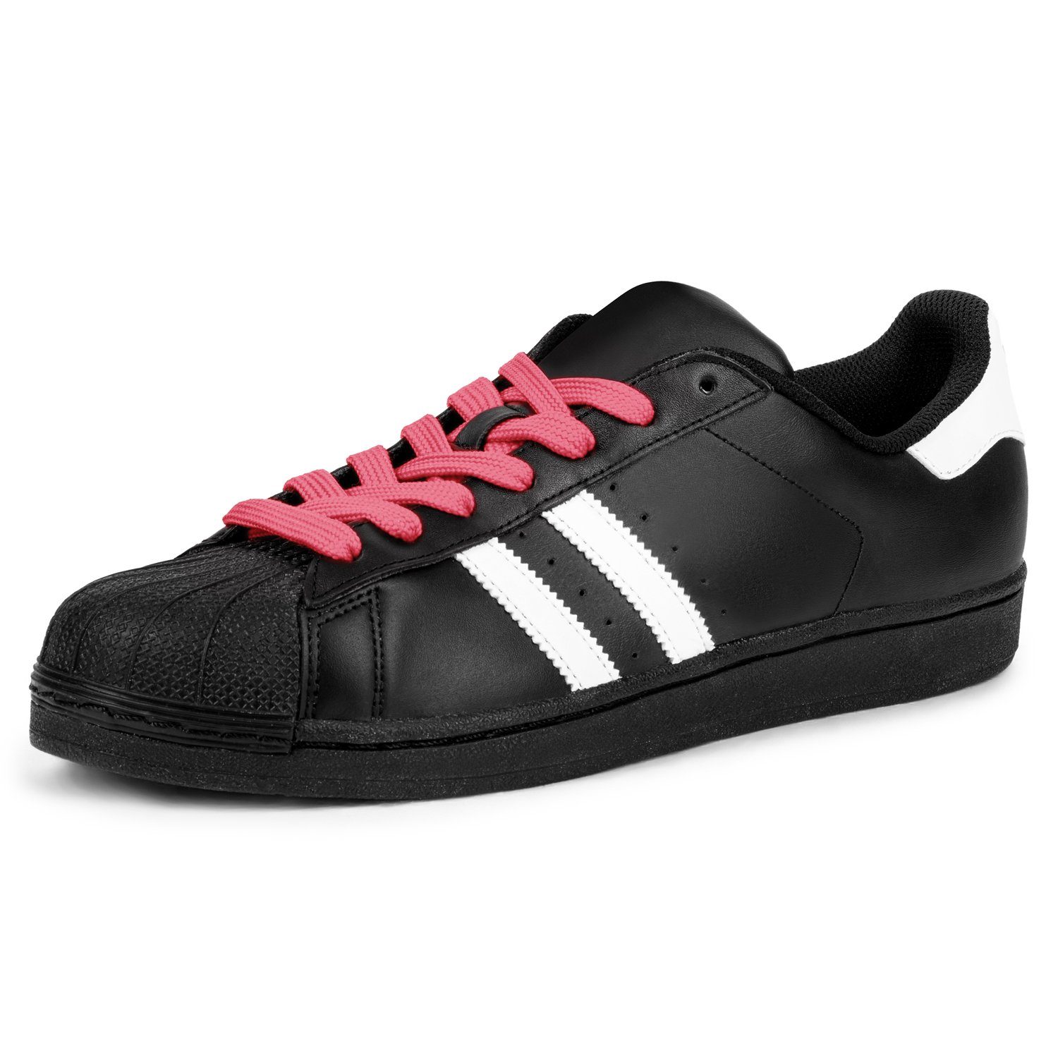 Mount Swiss Schnürsenkel 2 Paar flache SCHNÜRSENKEL 12mm breit für Sneaker und Sportschuhe - – Bild 3 von 4