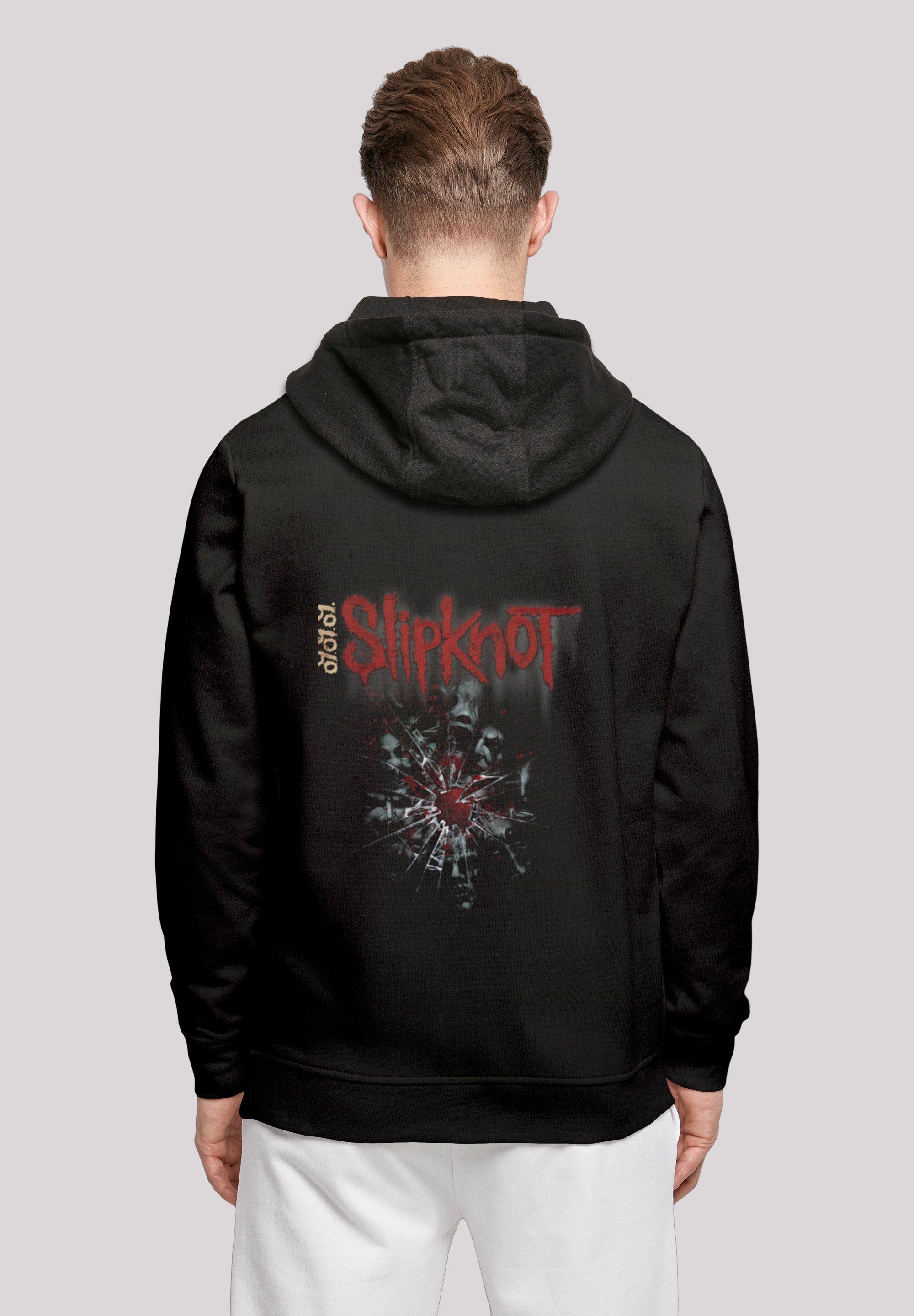 F4NT4STIC Kapuzenpullover Slipknot Metal Band Print, Verstellbare Kapuze  und geräumige Kängurutasche