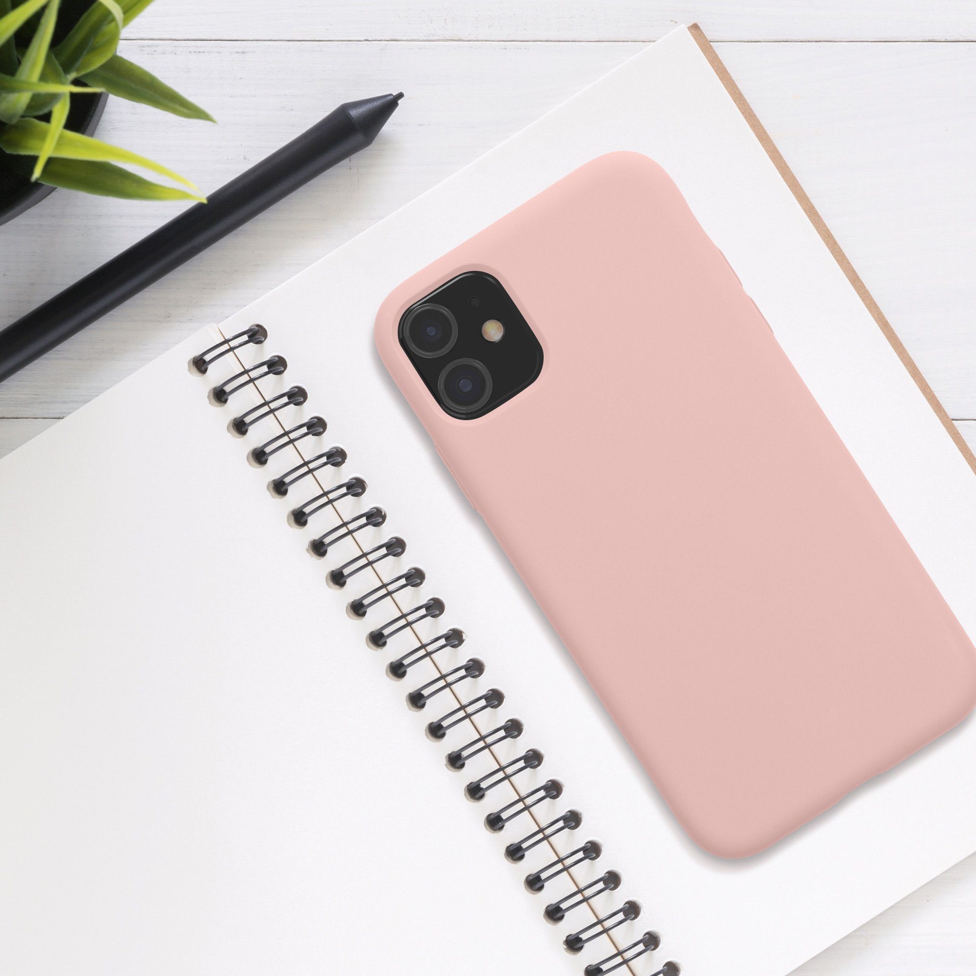 kwmobile Handyhülle Slim Case für Apple iPhone 11, Hülle Silikon Handy - Handyhülle gummiert