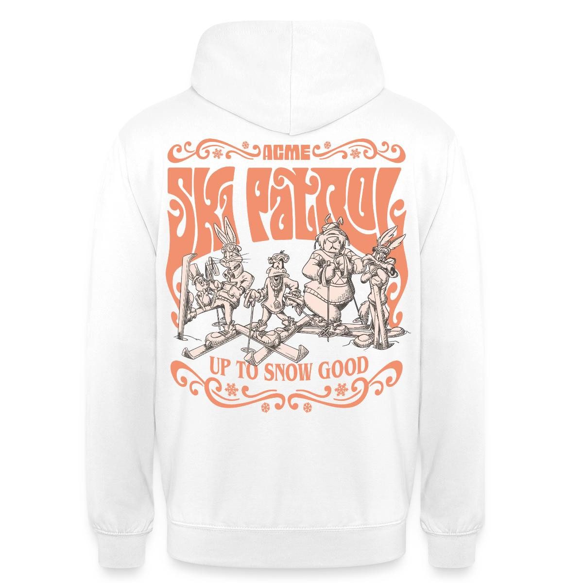 Spreadshirt Hoodie Looney Tunes AGME Ski Patrol Mit Spruch Unisex Hoodie (1-tlg)