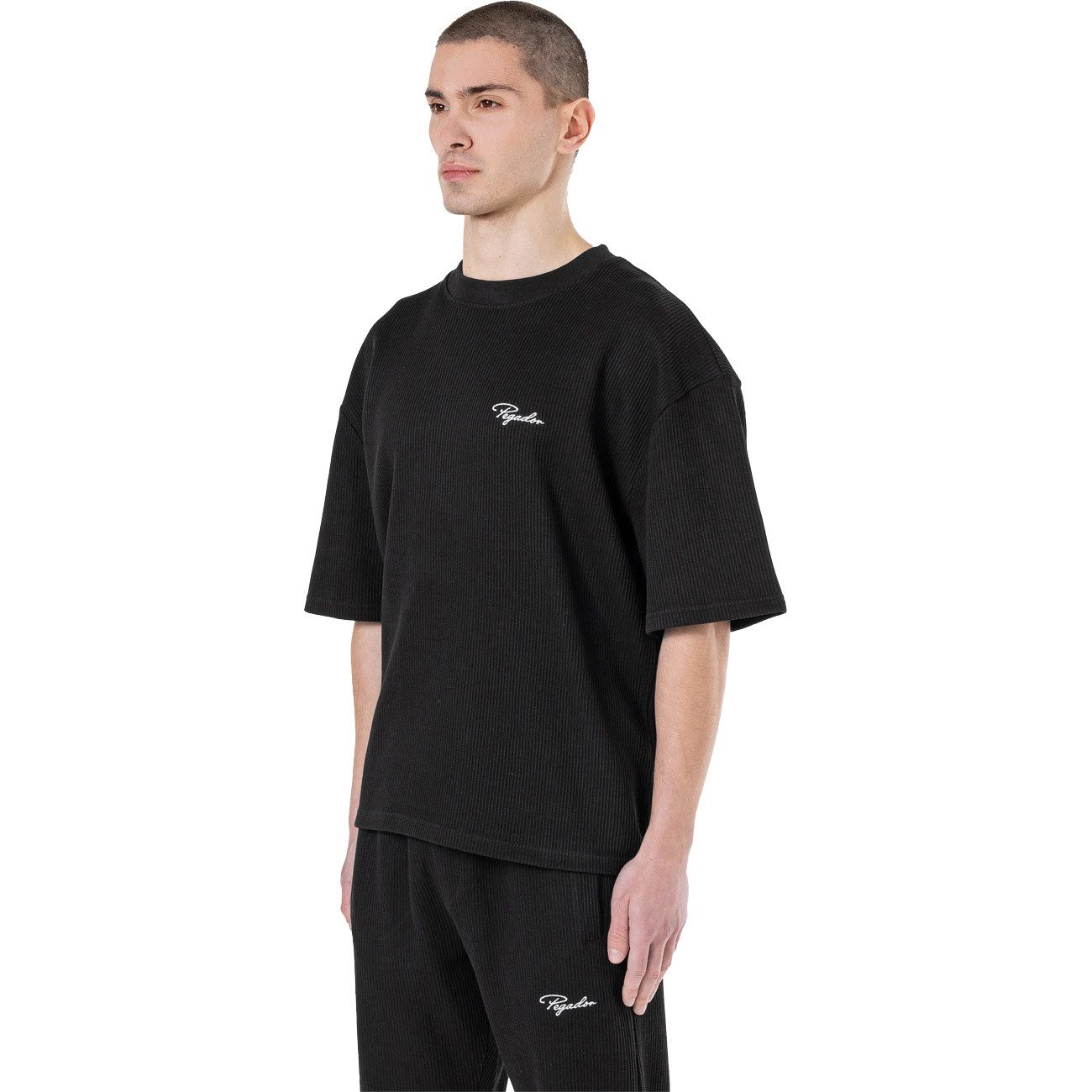 PEGADOR T-Shirt Signar Oversized Rib Tee Signar Oversized Rib Tee günstig online kaufen