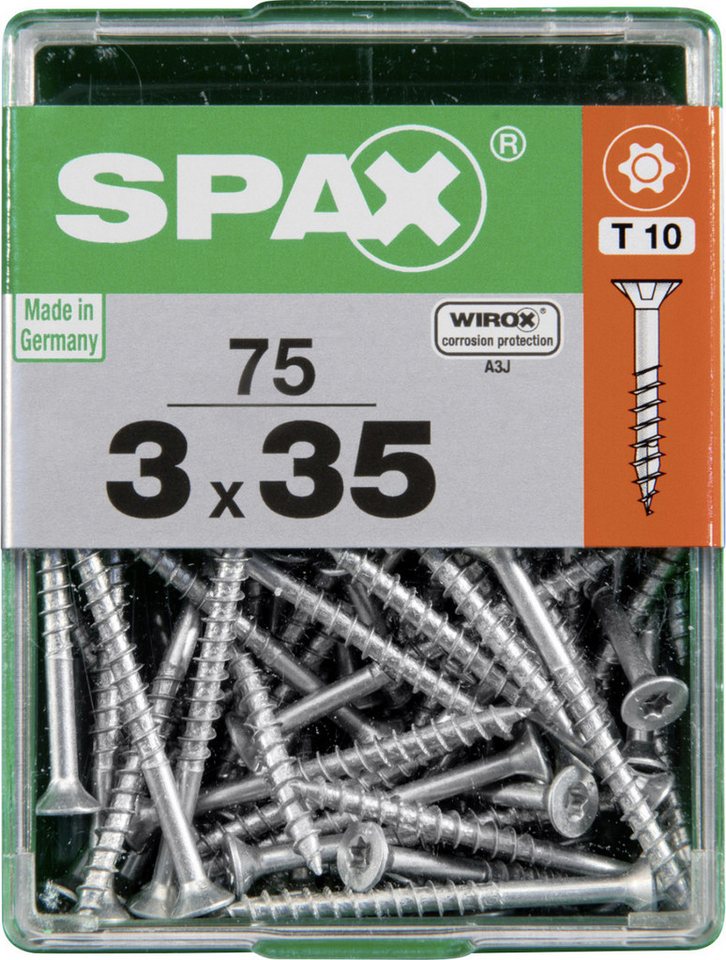 Thumbnail - SPAX Holzbauschraube Spax Universalschrauben 3.0 x 35 mm TX 10 - 75