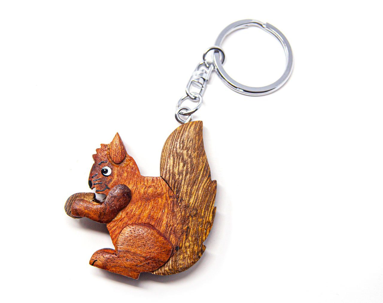 Schlüsselanhänger Holz Eichhörnchen - Cornelißen aus Schlüsselanhänger