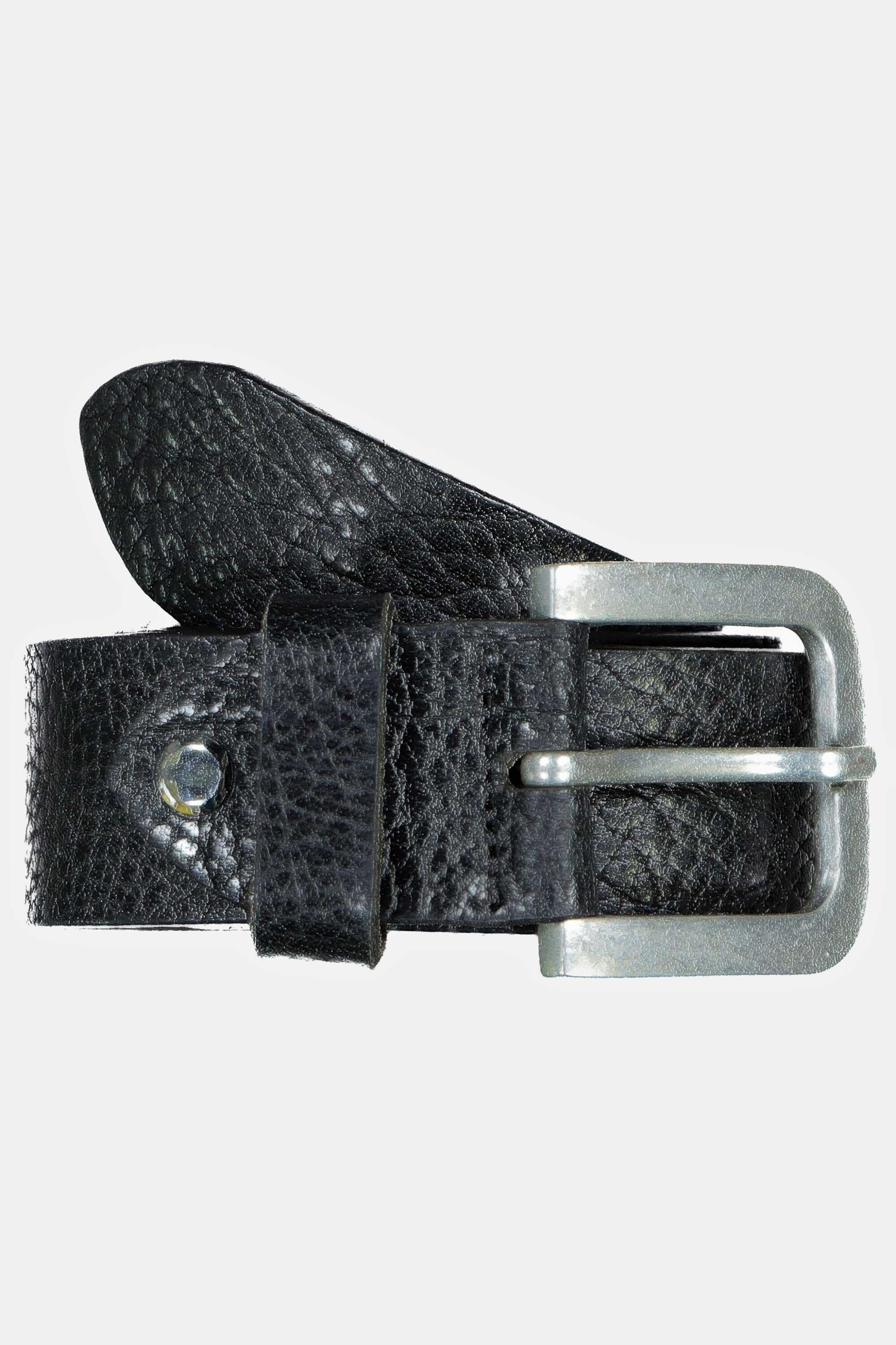 JP1880 Hüftgürtel Ledergürtel Metall-Schließe echtes schwarz Leder