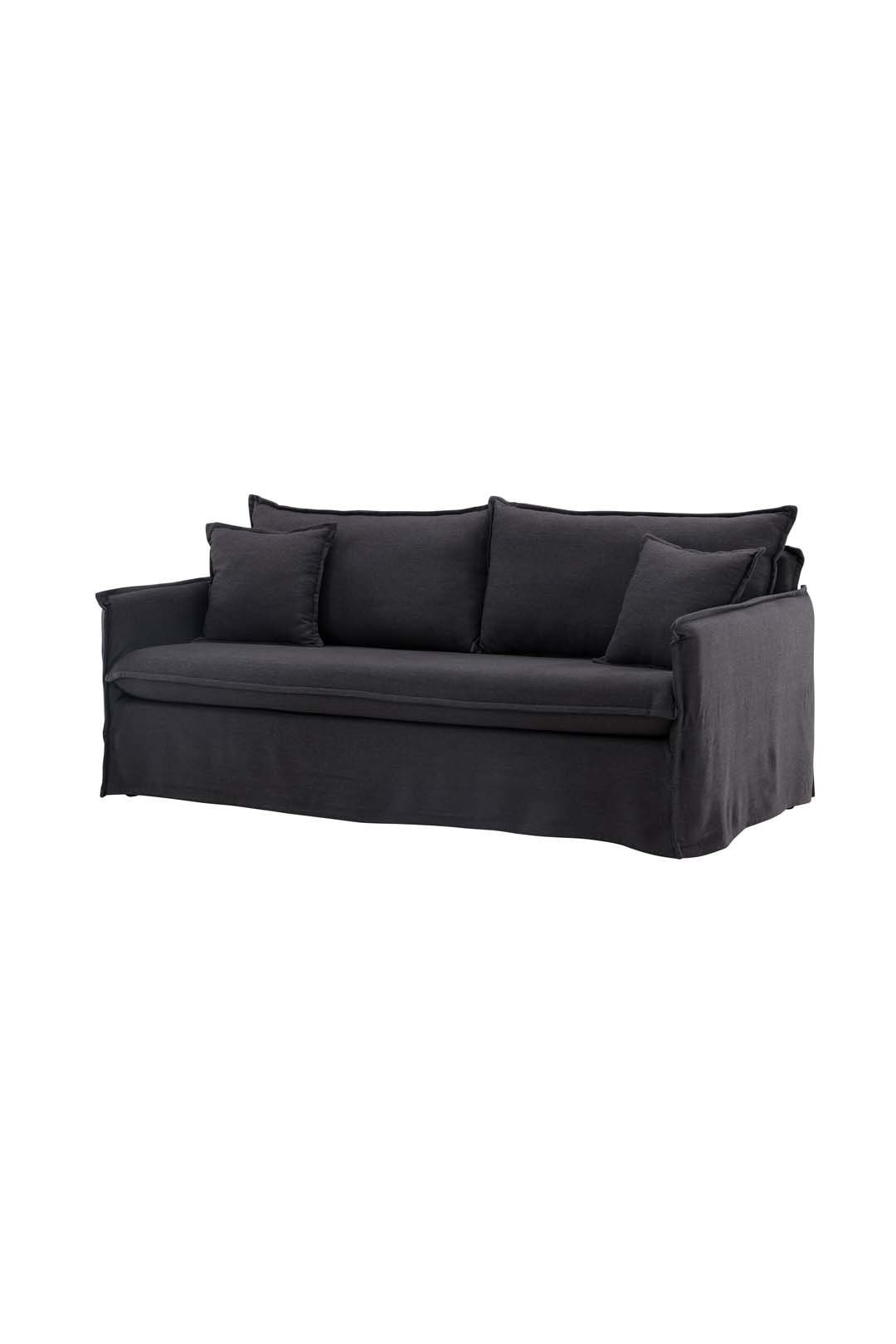 Sofa 3 schwarz. Personen Nova ebuy24 Sofa