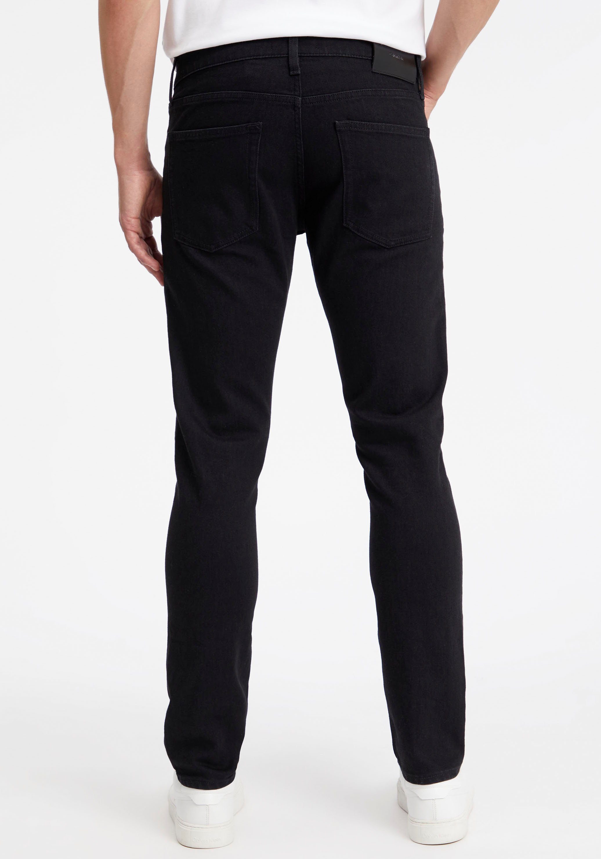 Calvin Klein Slim-fit-Jeans SLIM FIT RINSE BLACK im 5-Pocket-Style günstig online kaufen