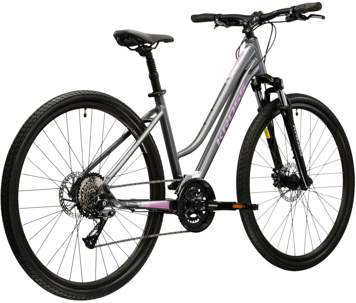 Kross Crossrad Evado 4.0, 18 Gang Shimano ACERA M3020 Schaltwerk, Kettenschaltung