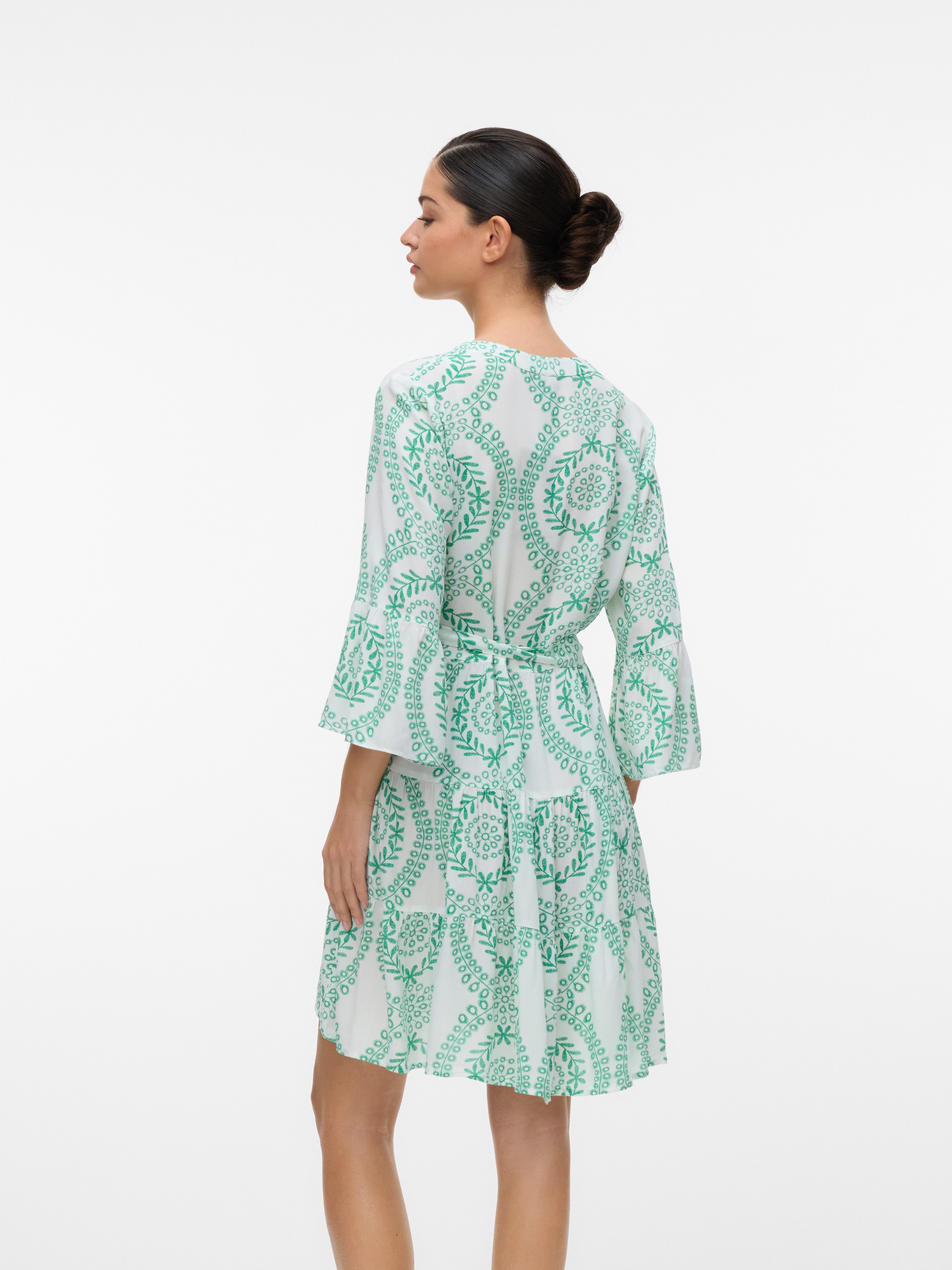 Vero Moda Tunikakleid VMMELBA 3/4 SHORT BELT DRESS WVN GA NOOS Sommerkleid, günstig online kaufen