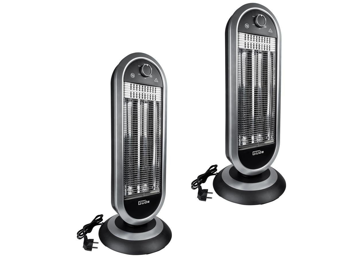 Güde Heizgerät 85172-01, 900 W, extrem leise, mit praktischem Tragegriff und großen Standfuß