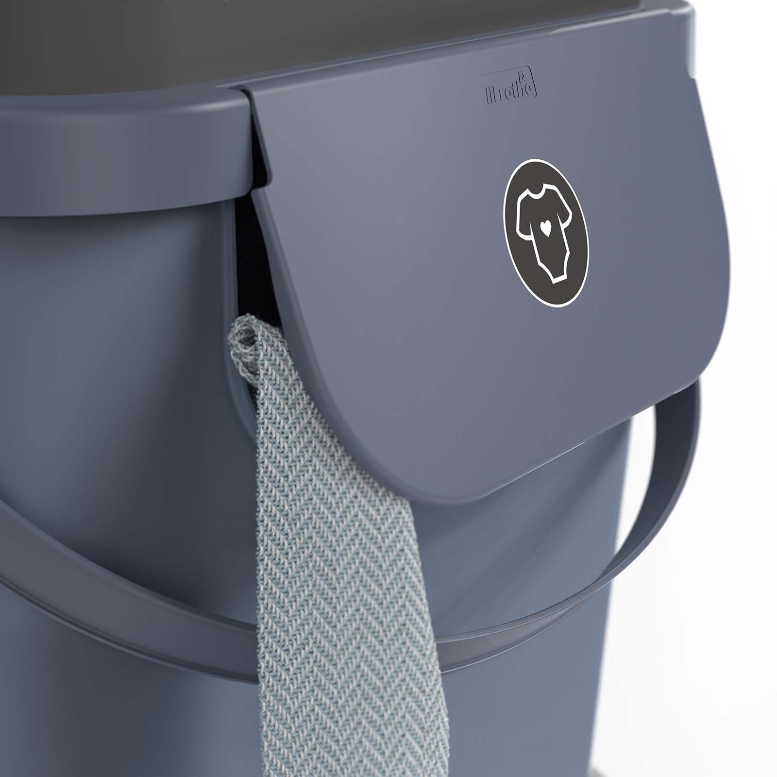 ROTHO Wäschekorb Albula 3er-Set Wäschesammler 40l mit Deckel, Kunststoff (P günstig online kaufen