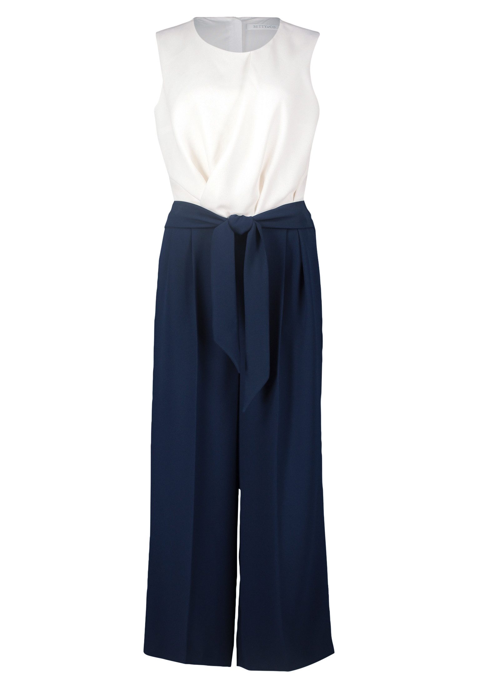 Betty&Co Overall "Damen Jumpsuit ohne Arm" 1 Stk. tlg. Falten günstig online kaufen