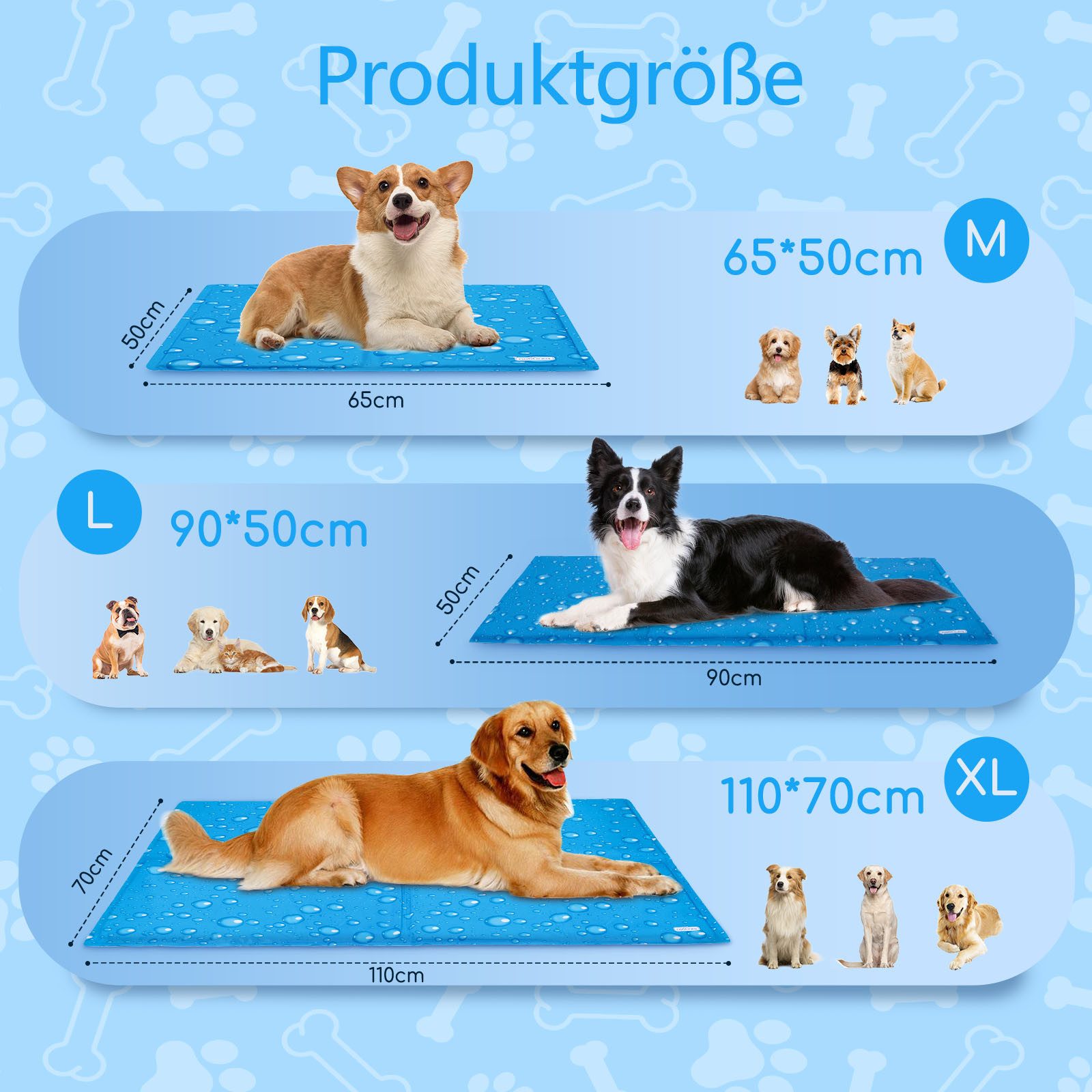 nobleza Hundematte Kühlmatte Hund, Kühldecke für günstig online kaufen