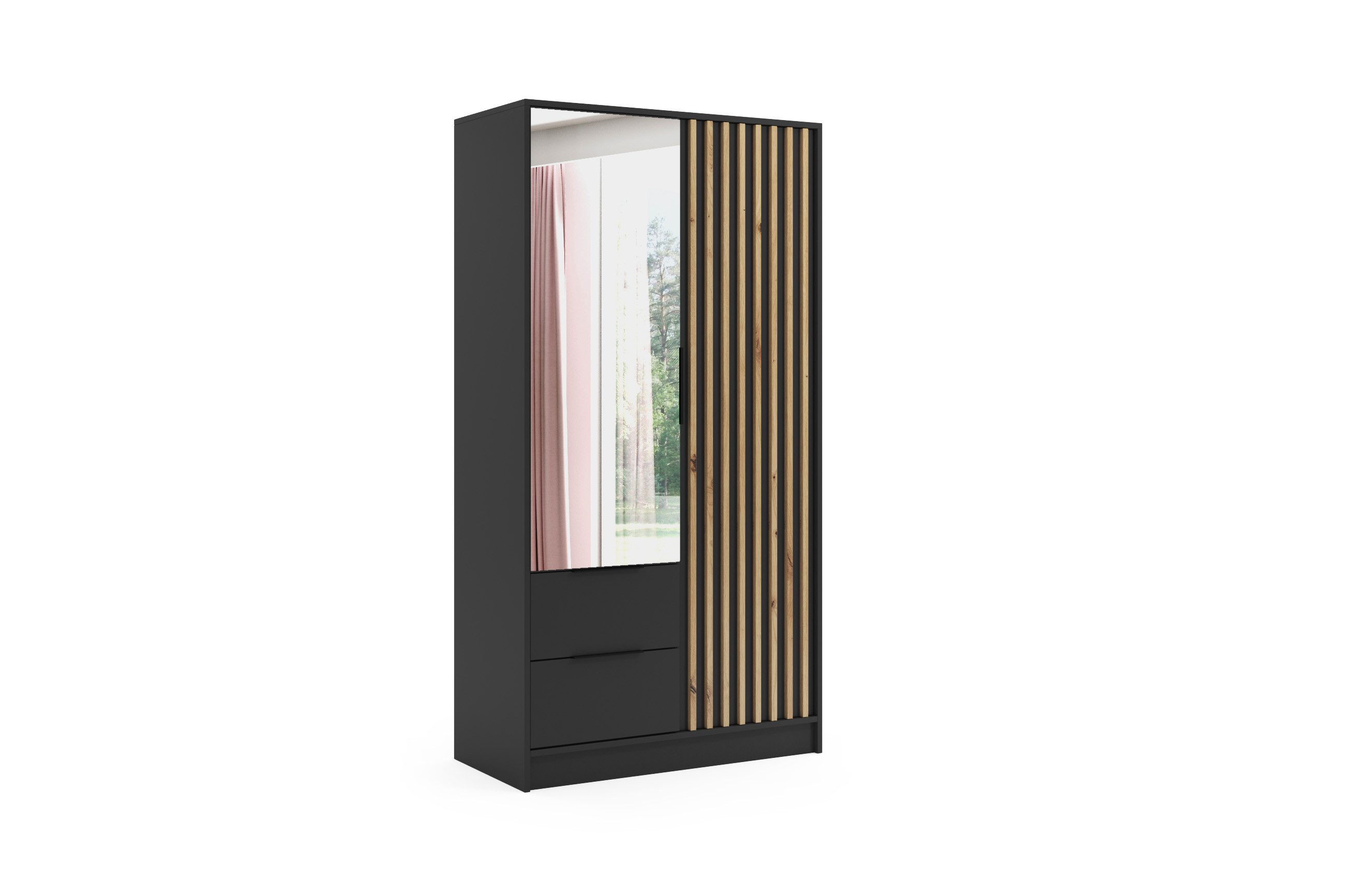 ALTDECOR Drehtürenschrank NERA (Kleiderschrank Garderobenschrank mit günstig online kaufen