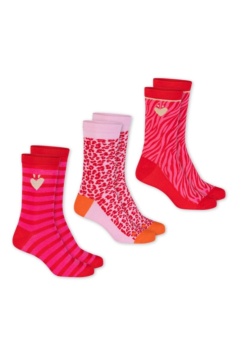 Lieblingsstück Trachtensocken Lovely Socks - SNEAKER & KULTURTASCHE - sunset orange