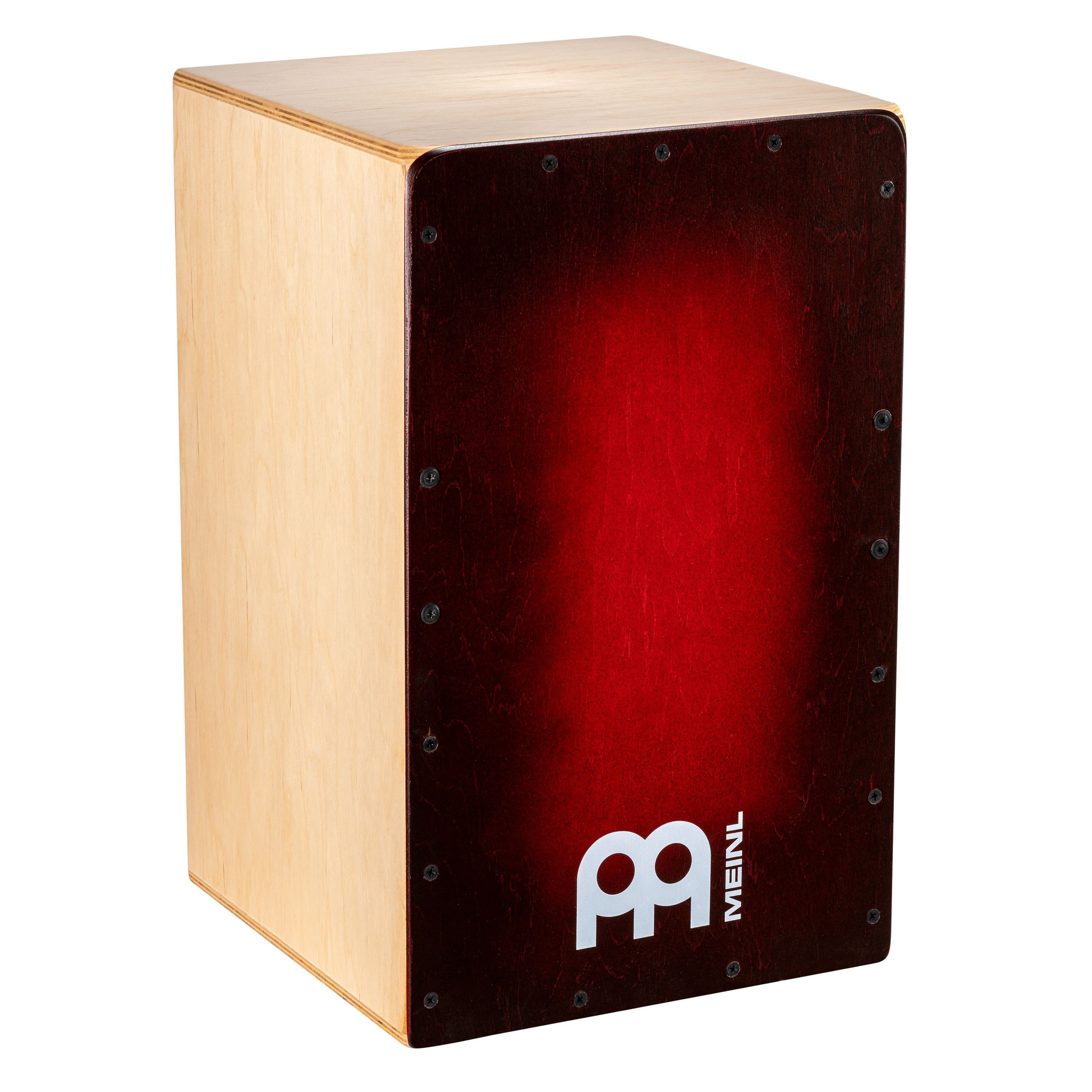 Meinl Percussion Cajon, Percussion, Cajons, SC100RDB Snarecraft 100 Cajon Red Burst - Cajon