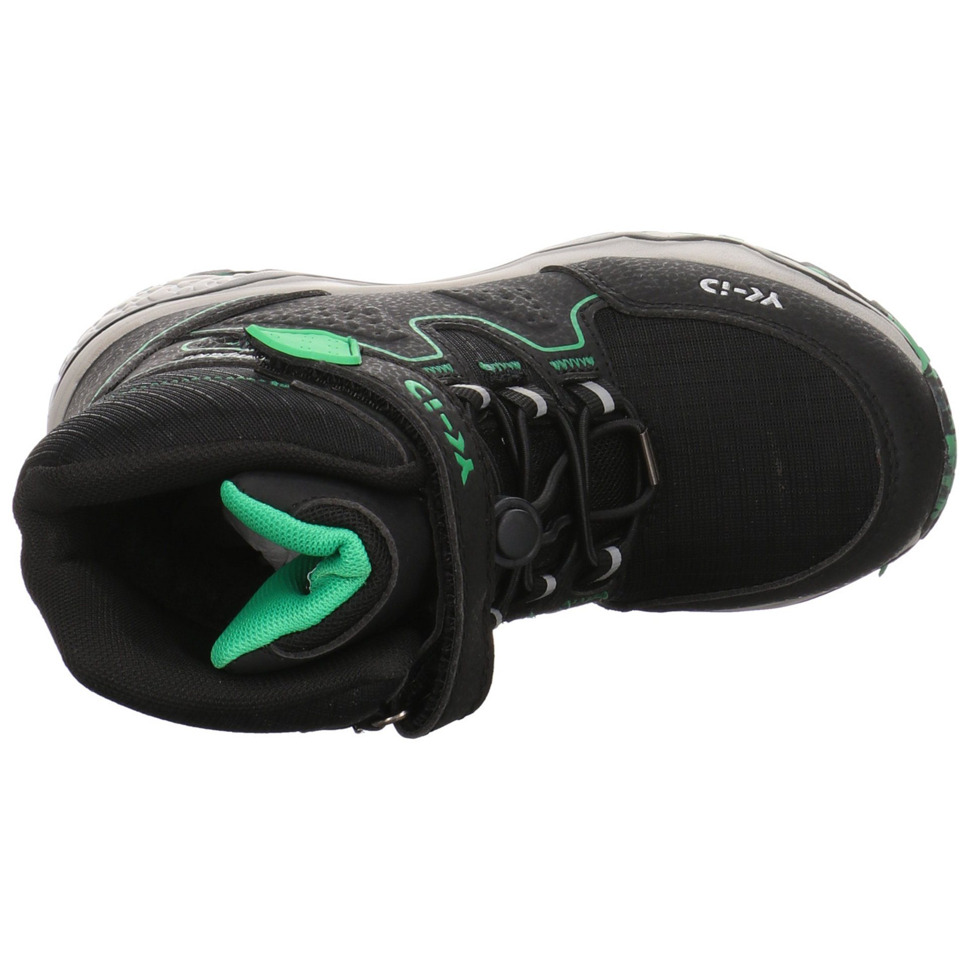 Salamander YK-ID by Lurchi Synthetikkombination Jungen Stiefel green black Lucian-Tex Schuhe Boots Stiefel