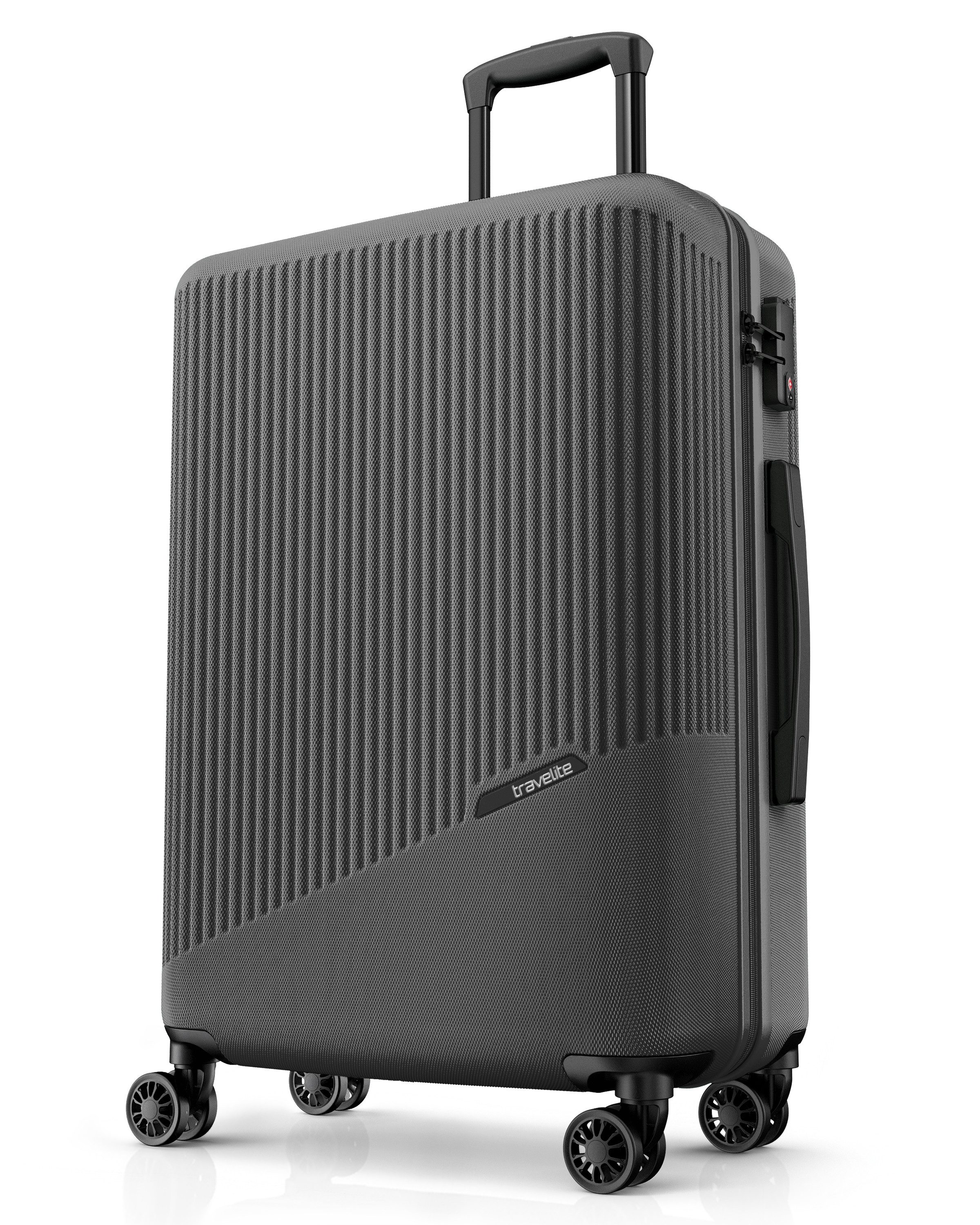 travelite Hartschalen-Trolley BALI Reisekoffer Hartschale, 4 Rollen, TSA-Schloss – robustes Reisegepäck